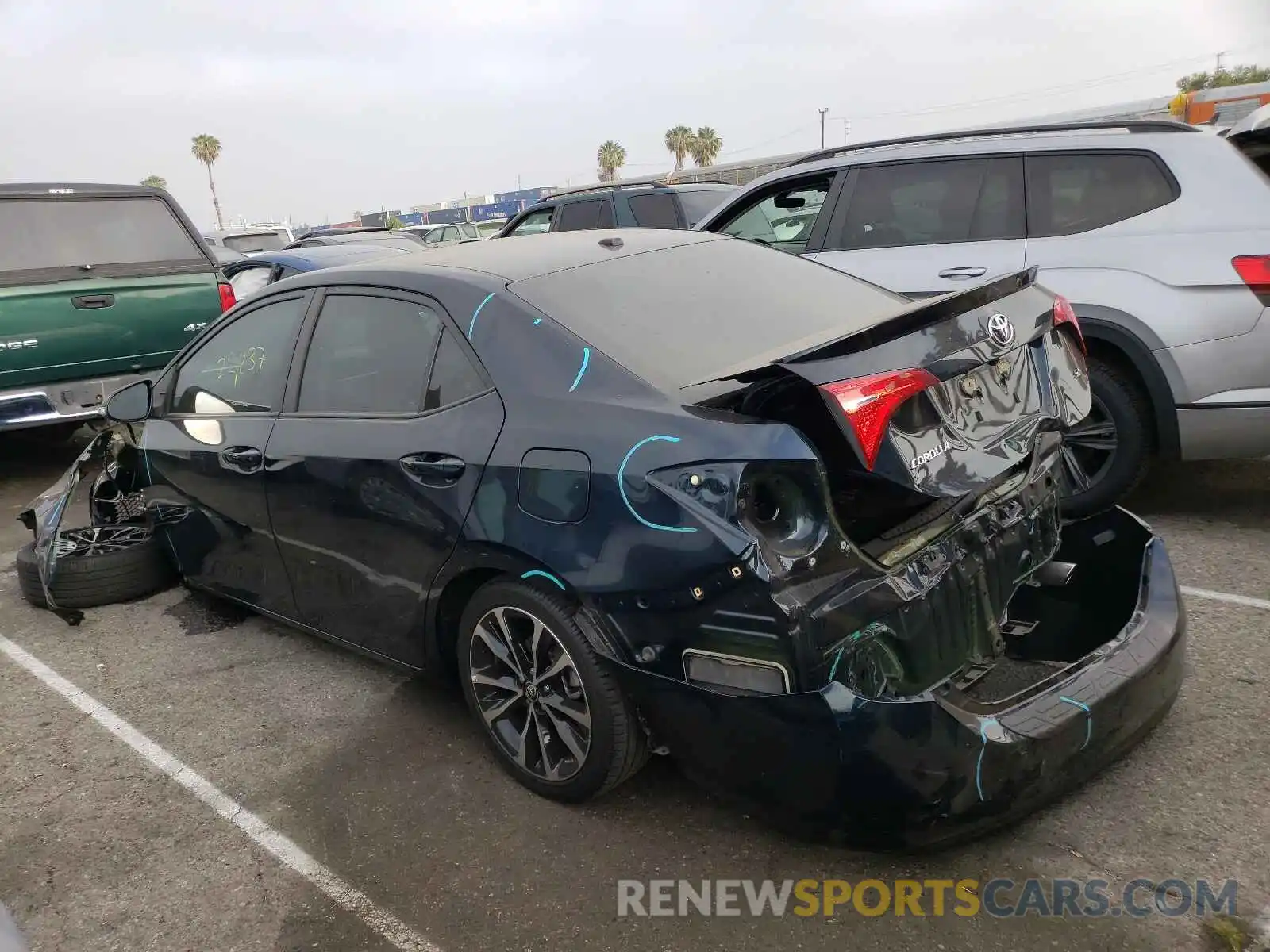 3 Photograph of a damaged car 5YFBURHEXKP899105 TOYOTA COROLLA 2019