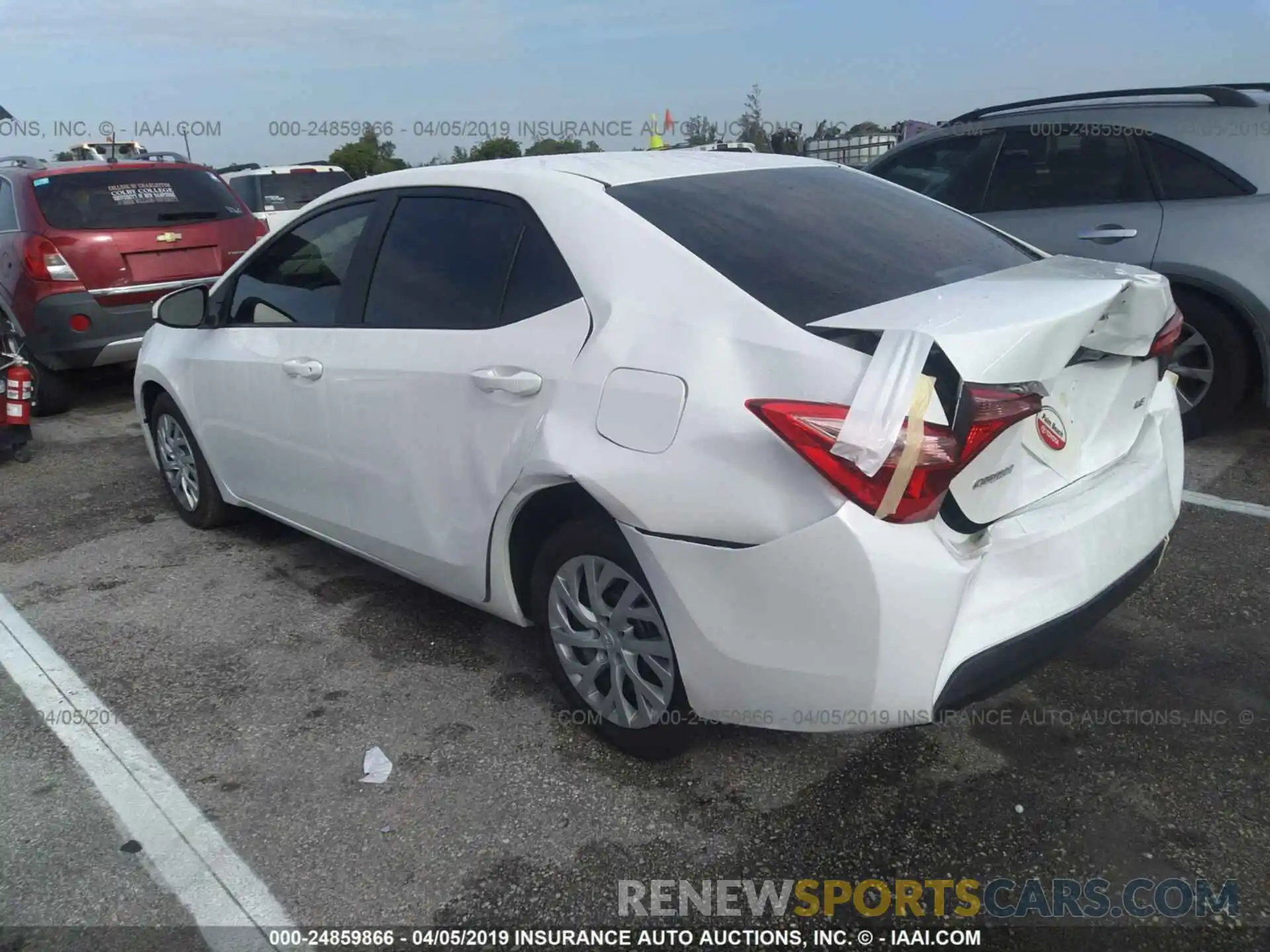 3 Photograph of a damaged car 5YFBURHEXKP899234 TOYOTA COROLLA 2019