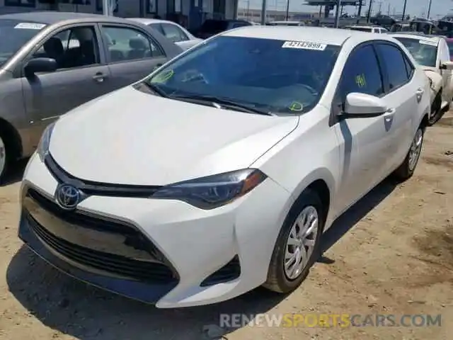 2 Photograph of a damaged car 5YFBURHEXKP899279 TOYOTA COROLLA 2019