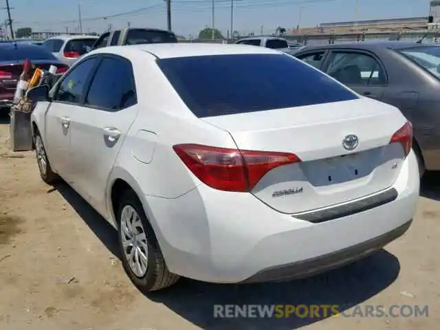 3 Photograph of a damaged car 5YFBURHEXKP899279 TOYOTA COROLLA 2019