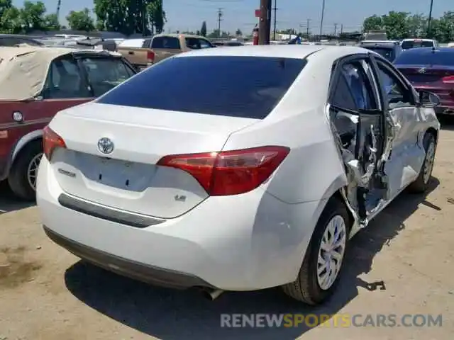 4 Photograph of a damaged car 5YFBURHEXKP899279 TOYOTA COROLLA 2019