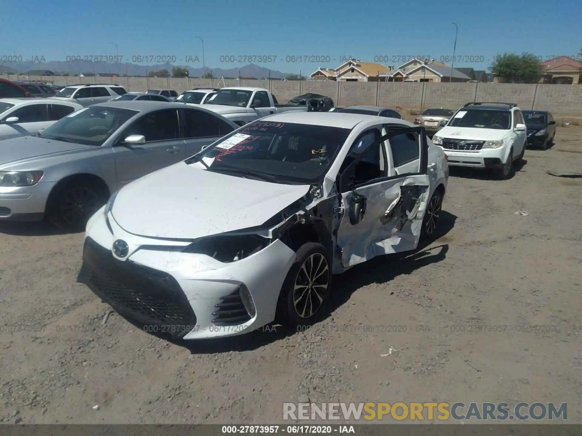 2 Photograph of a damaged car 5YFBURHEXKP899802 TOYOTA COROLLA 2019