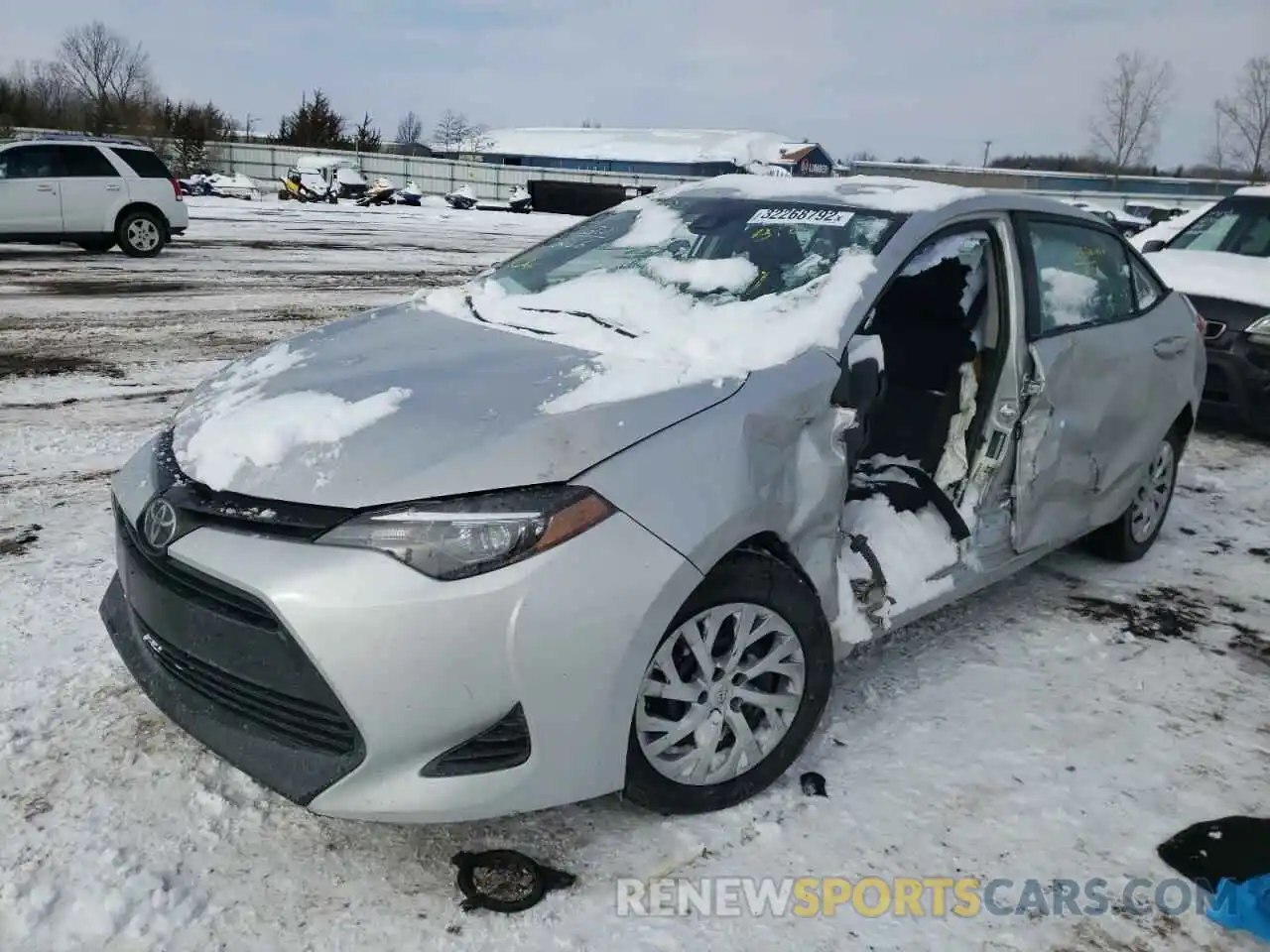 2 Photograph of a damaged car 5YFBURHEXKP900043 TOYOTA COROLLA 2019