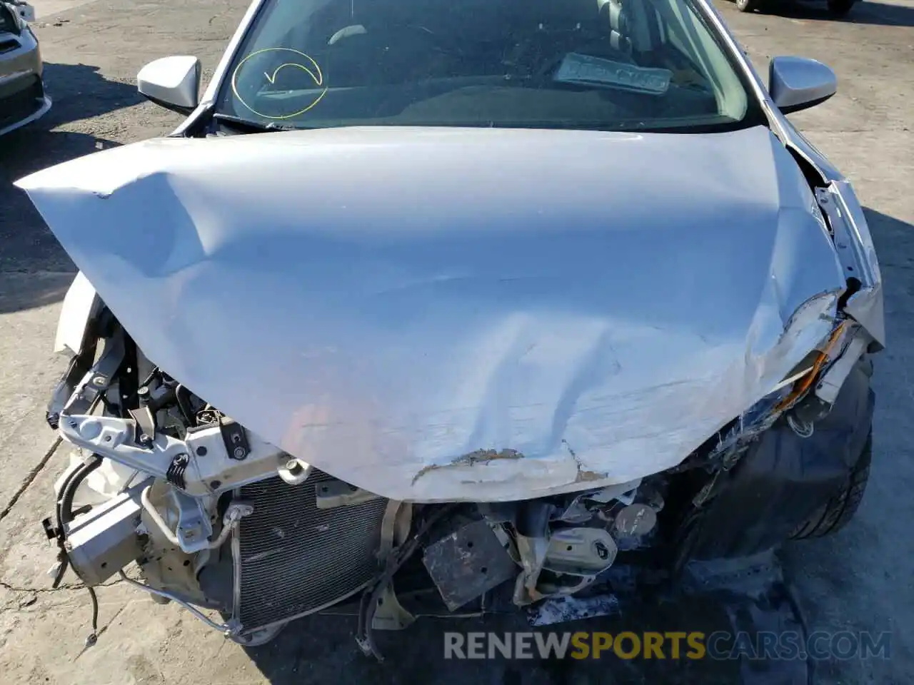 7 Photograph of a damaged car 5YFBURHEXKP900124 TOYOTA COROLLA 2019