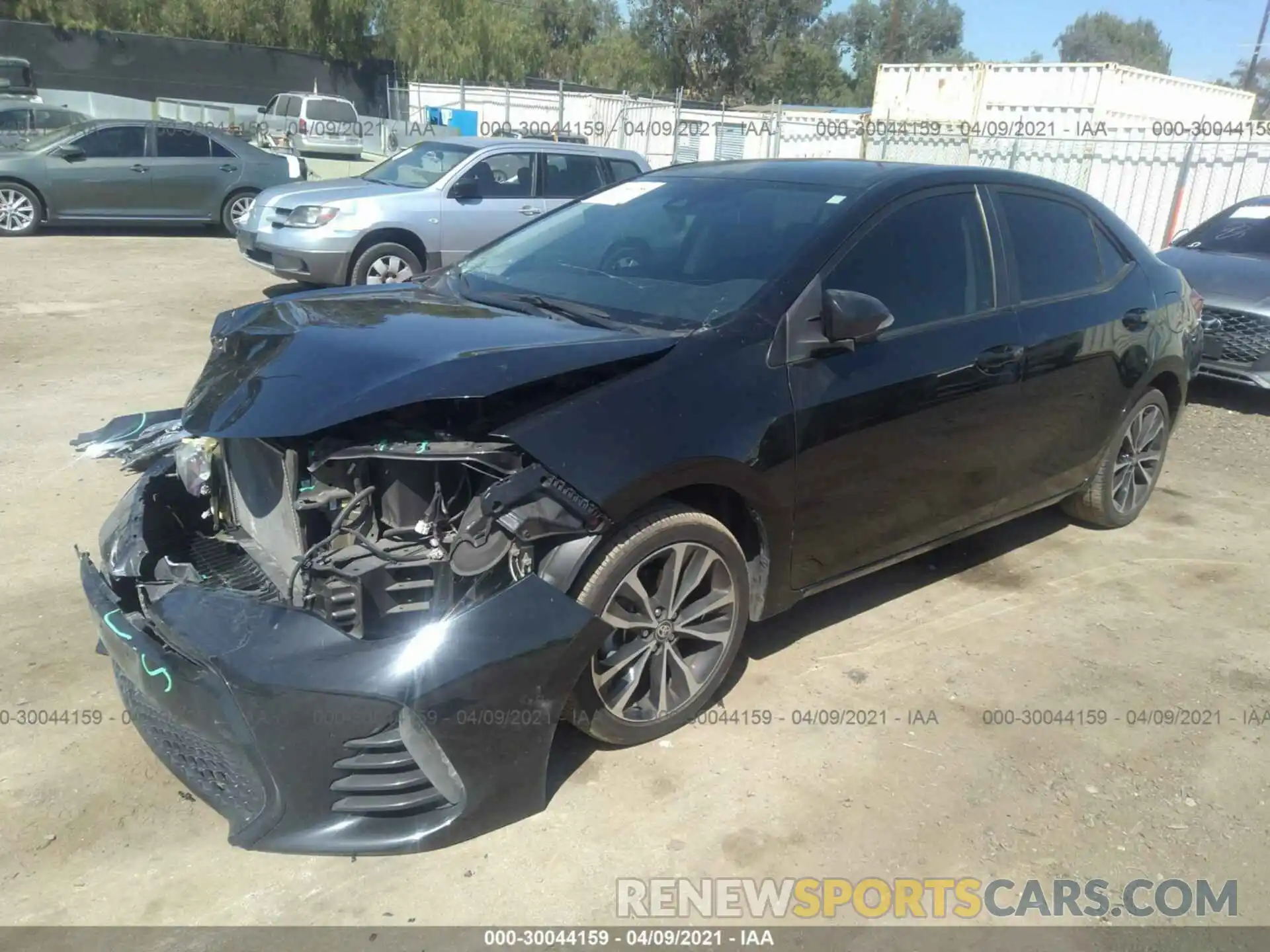 2 Photograph of a damaged car 5YFBURHEXKP900396 TOYOTA COROLLA 2019