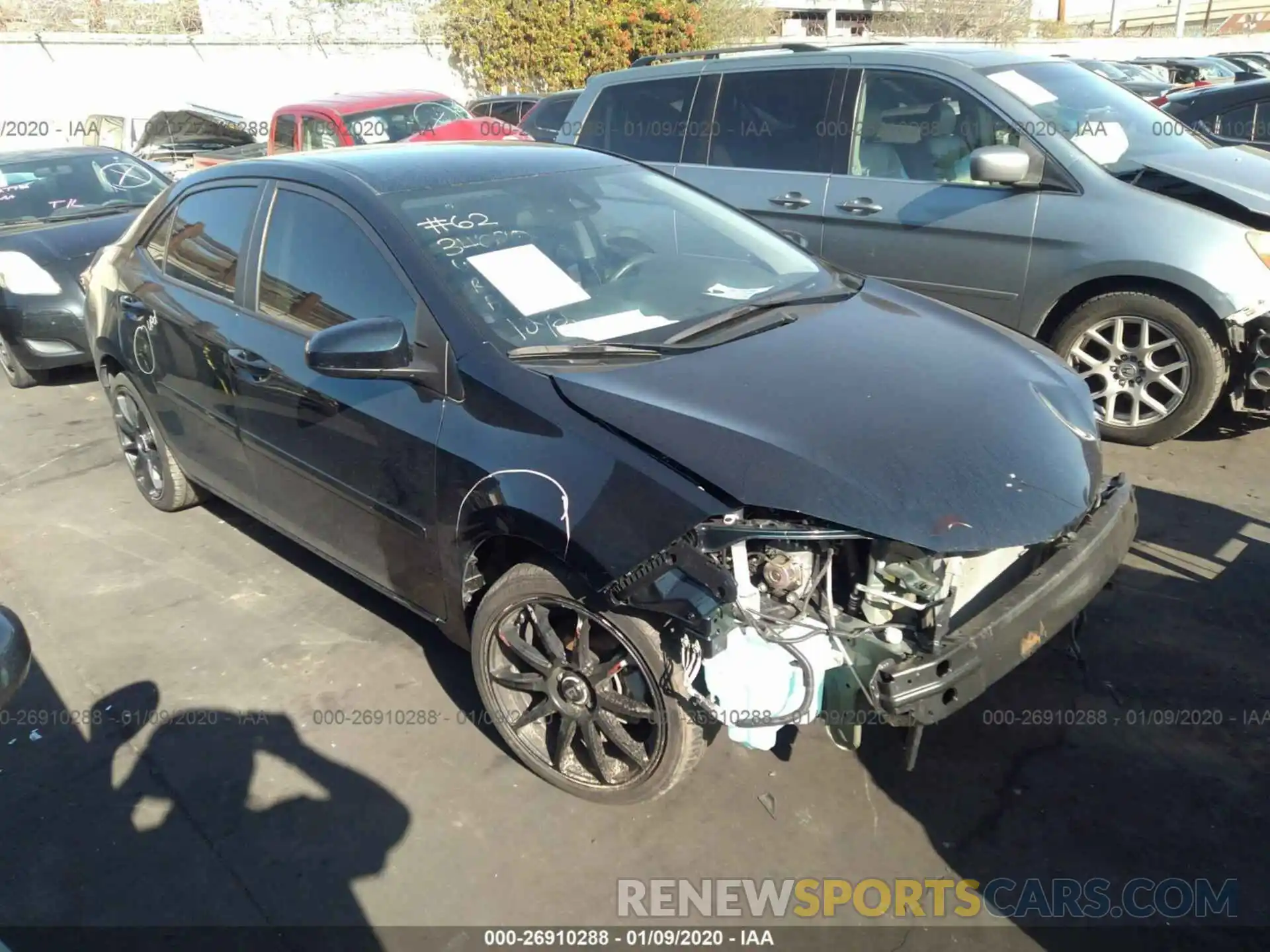 1 Photograph of a damaged car 5YFBURHEXKP900687 TOYOTA COROLLA 2019