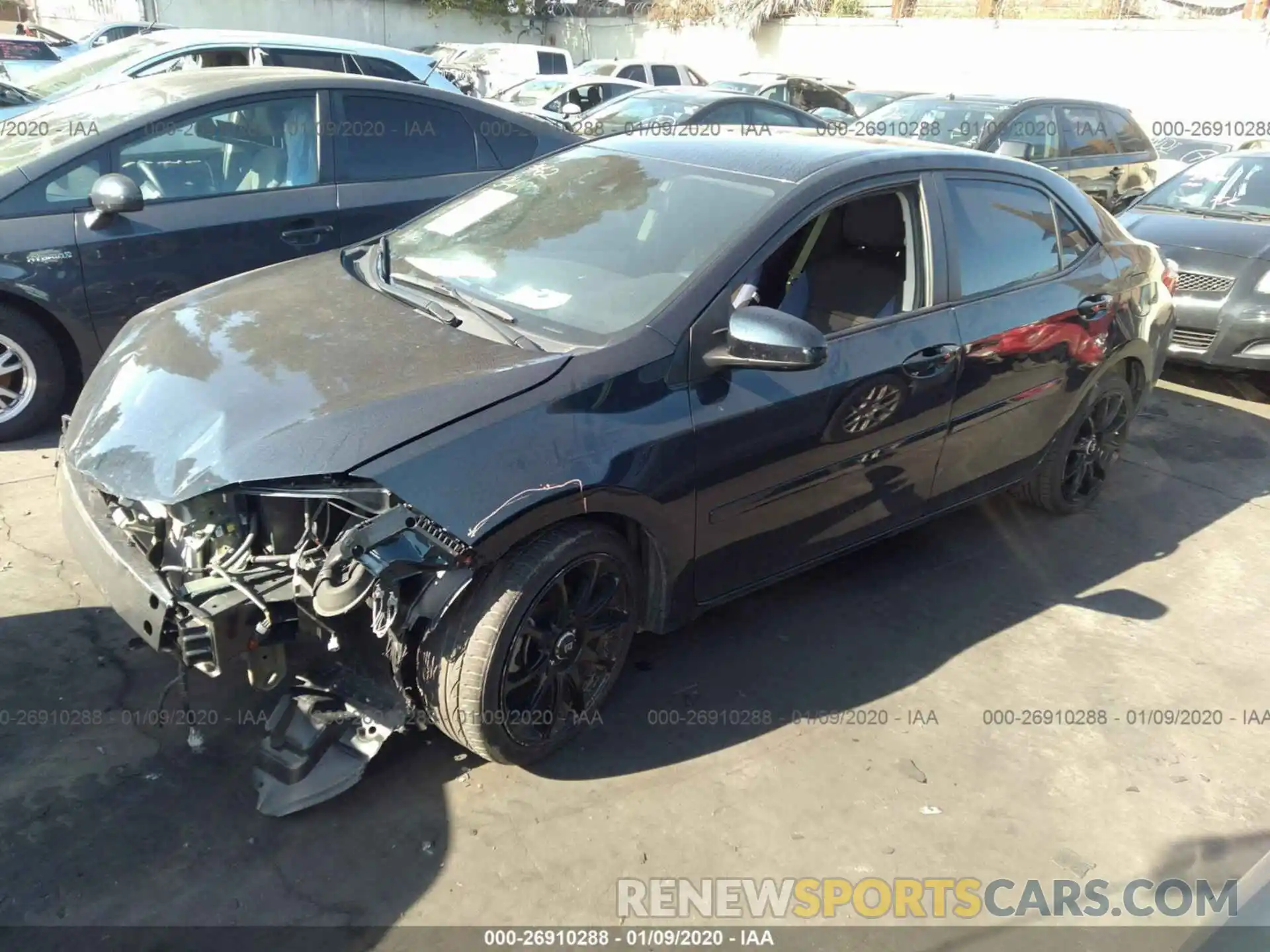 2 Photograph of a damaged car 5YFBURHEXKP900687 TOYOTA COROLLA 2019