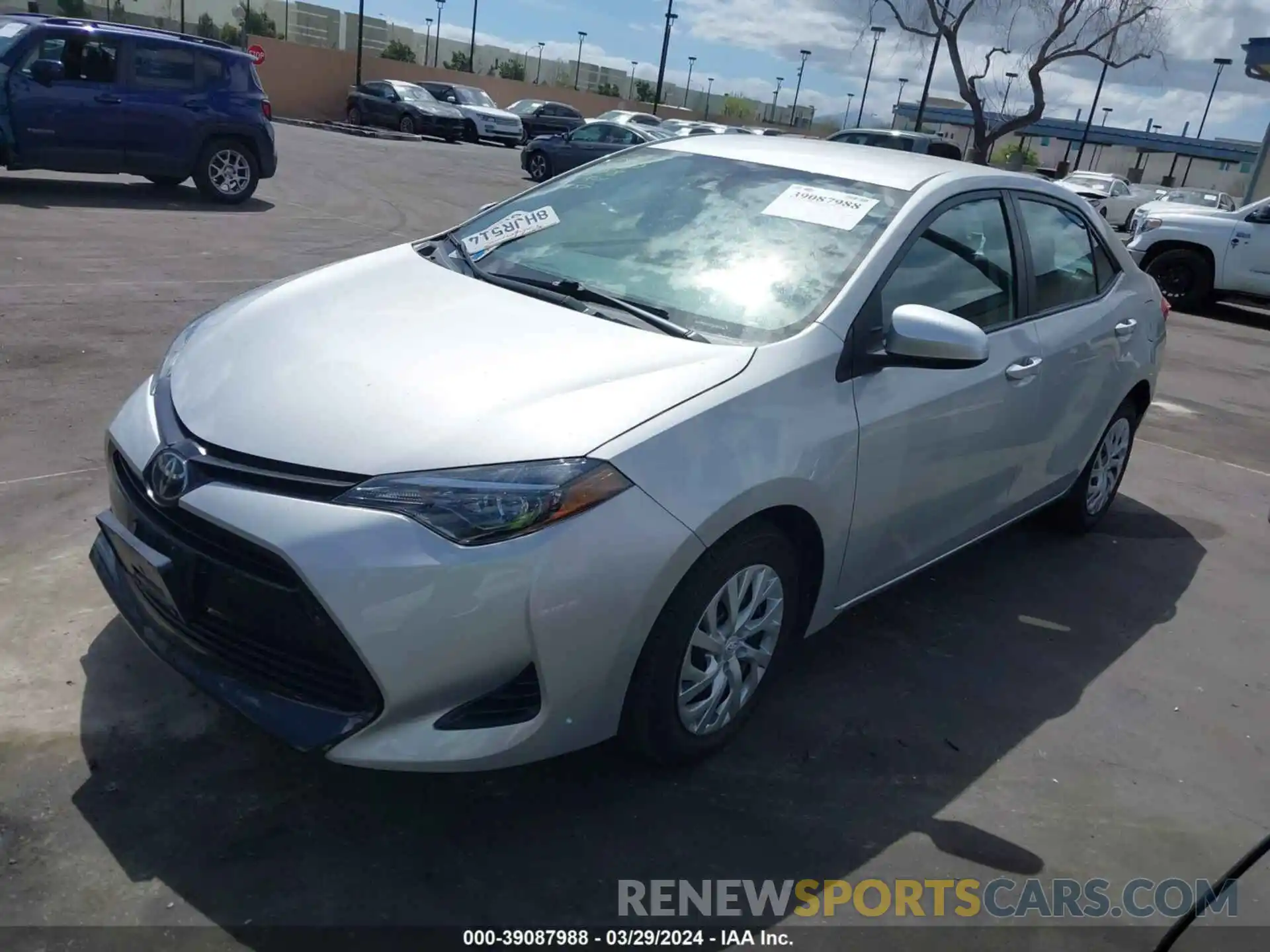 2 Photograph of a damaged car 5YFBURHEXKP901130 TOYOTA COROLLA 2019