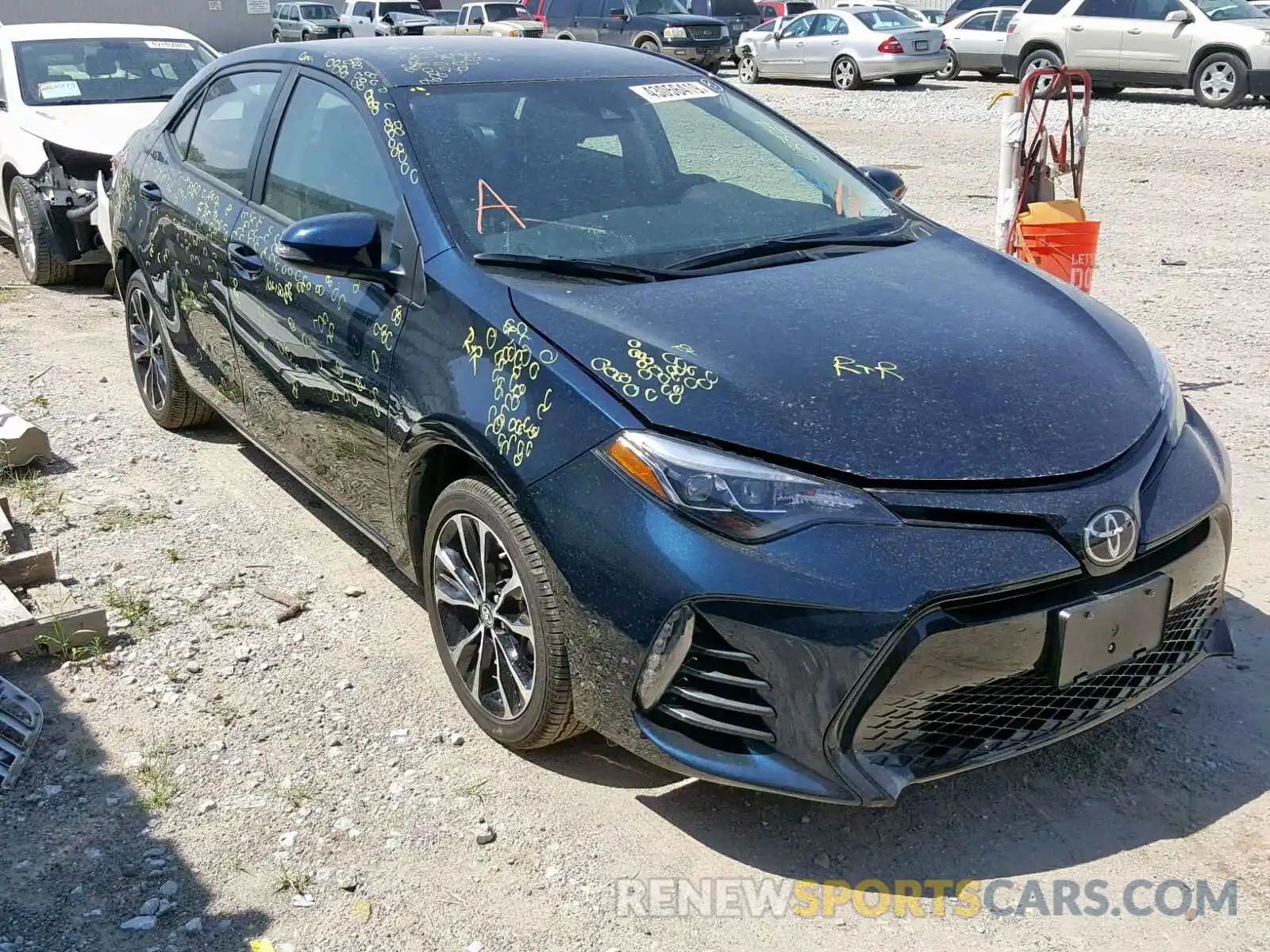 1 Photograph of a damaged car 5YFBURHEXKP901497 TOYOTA COROLLA 2019