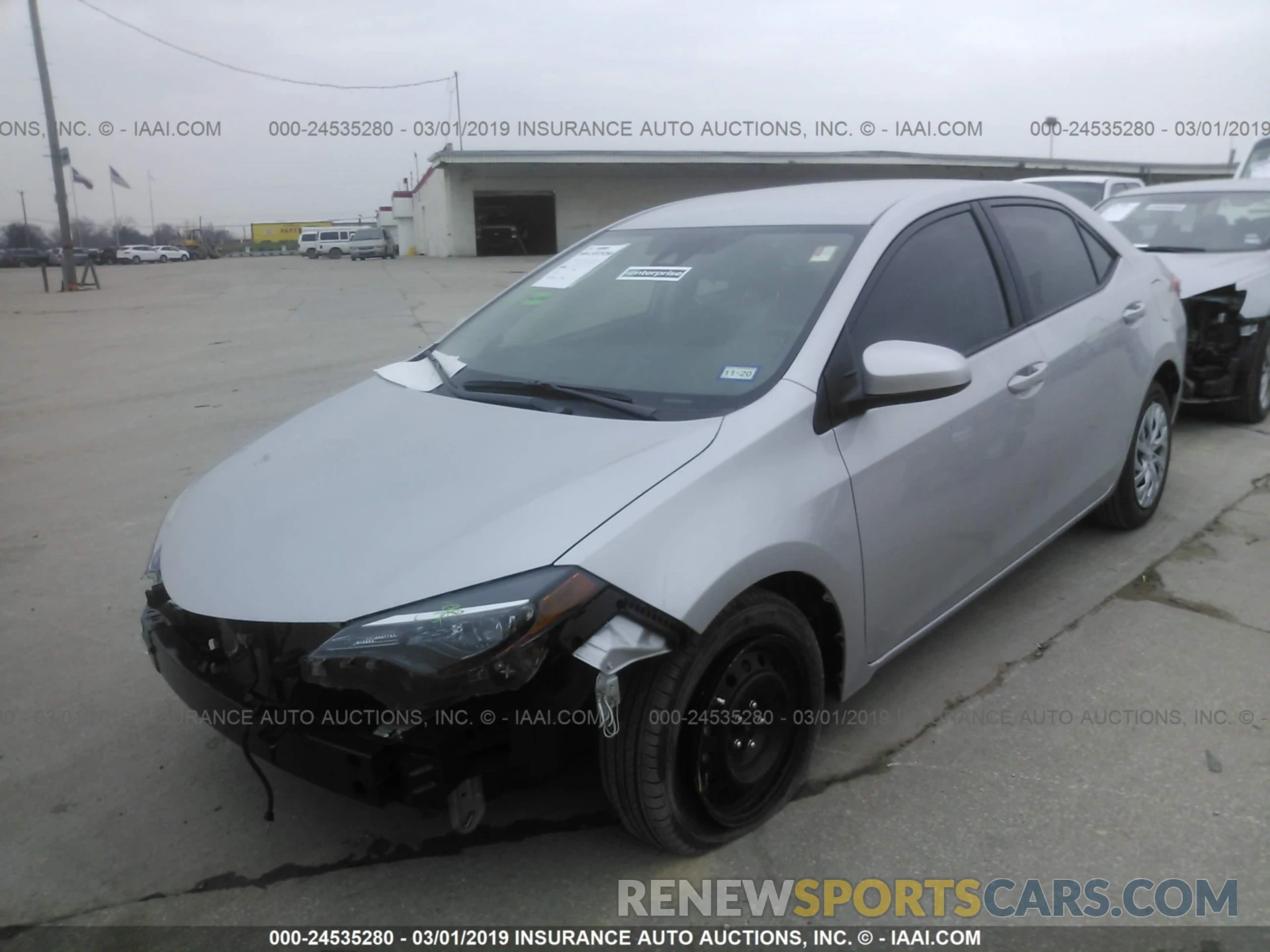 2 Photograph of a damaged car 5YFBURHEXKP901631 TOYOTA COROLLA 2019