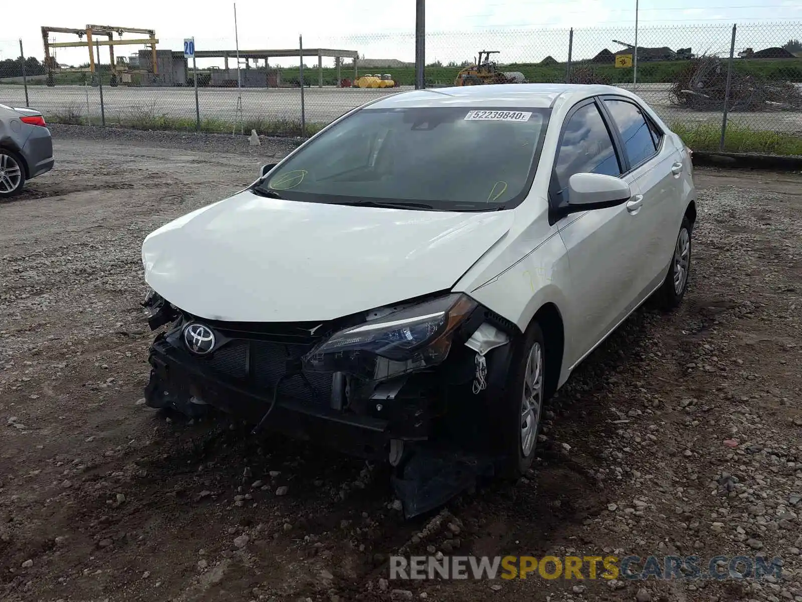 2 Photograph of a damaged car 5YFBURHEXKP901810 TOYOTA COROLLA 2019