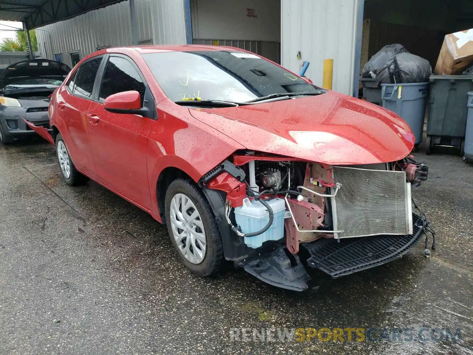 1 Photograph of a damaged car 5YFBURHEXKP902472 TOYOTA COROLLA 2019