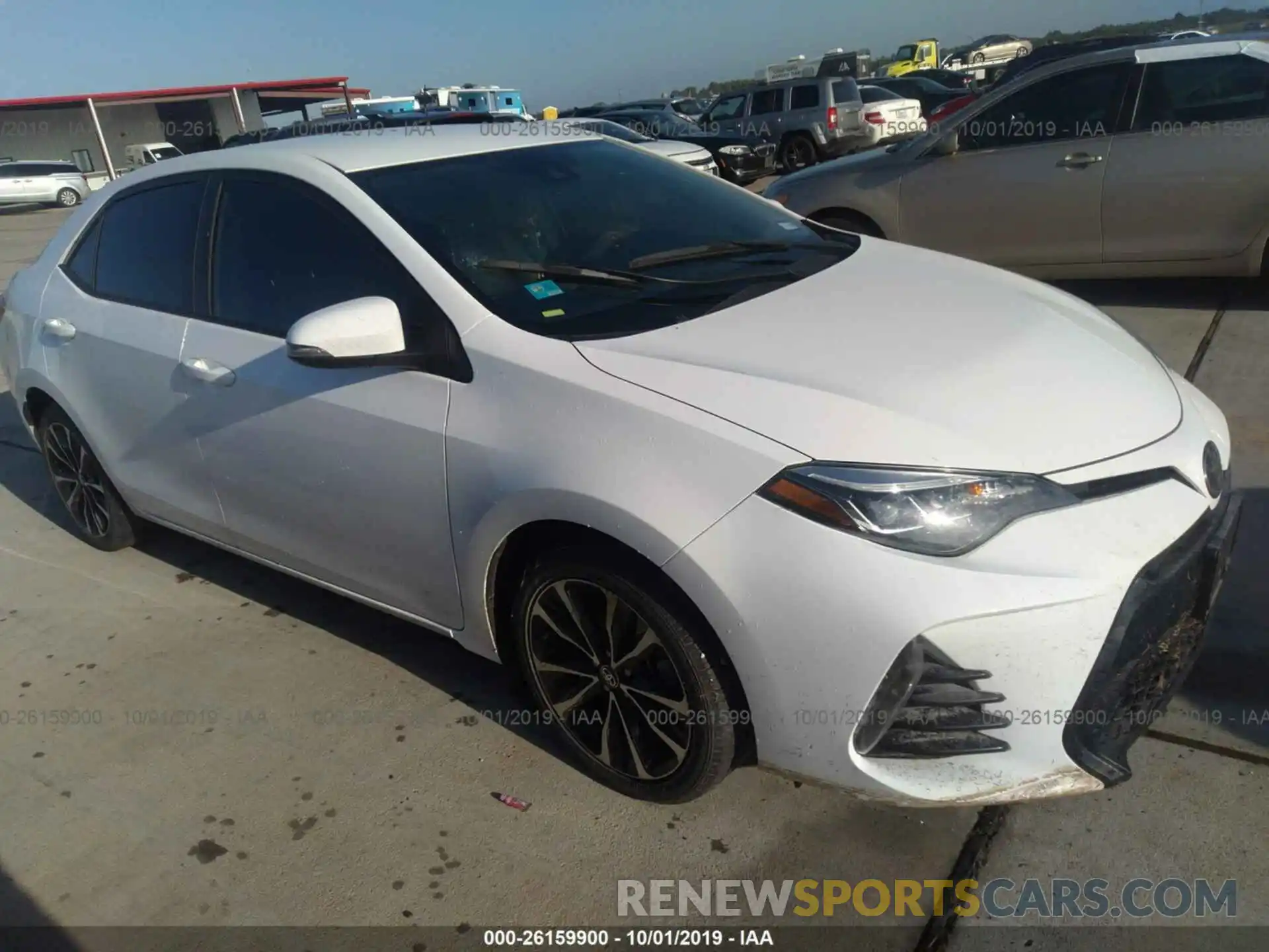 1 Photograph of a damaged car 5YFBURHEXKP902780 TOYOTA COROLLA 2019