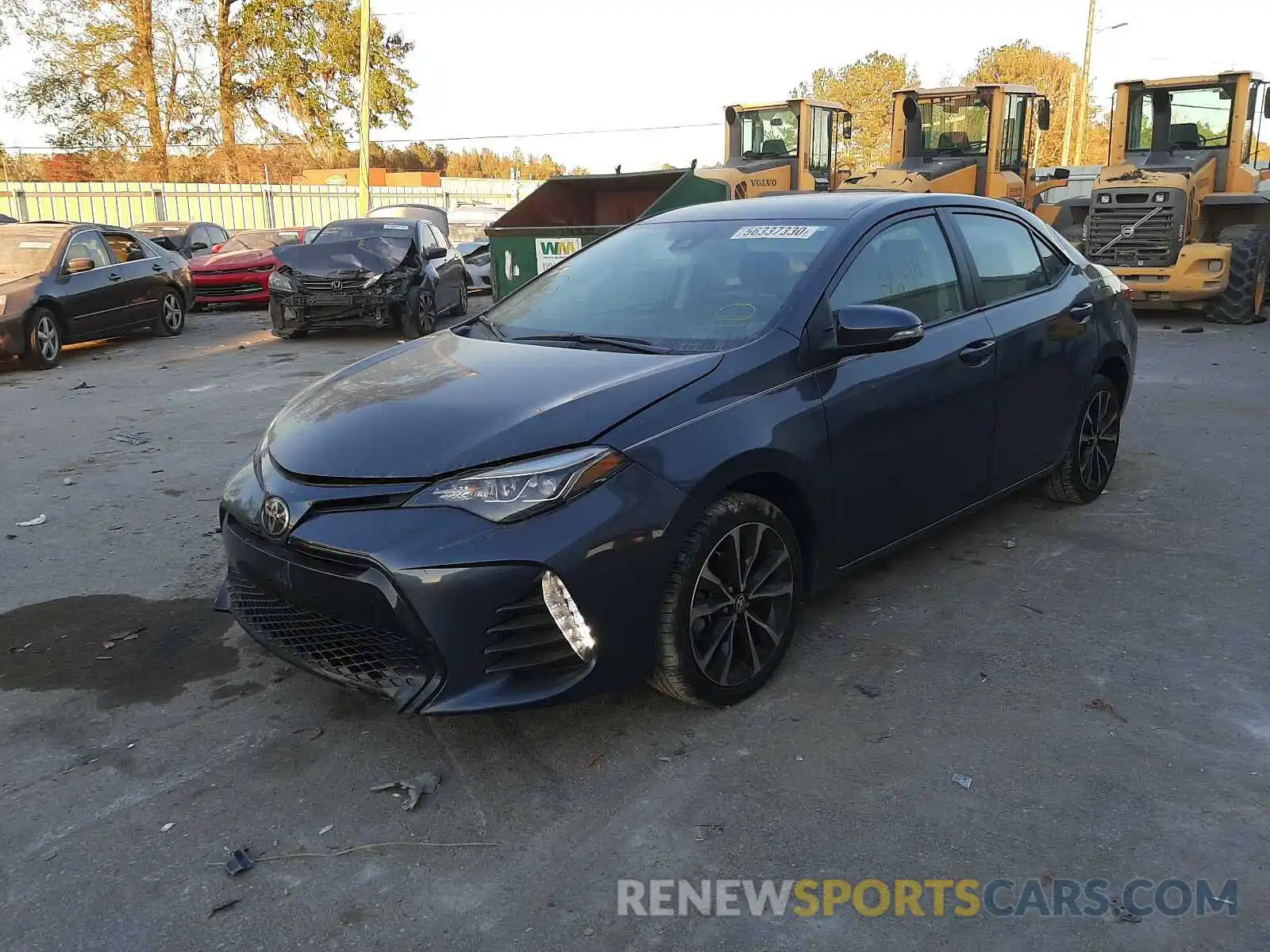 2 Photograph of a damaged car 5YFBURHEXKP902911 TOYOTA COROLLA 2019