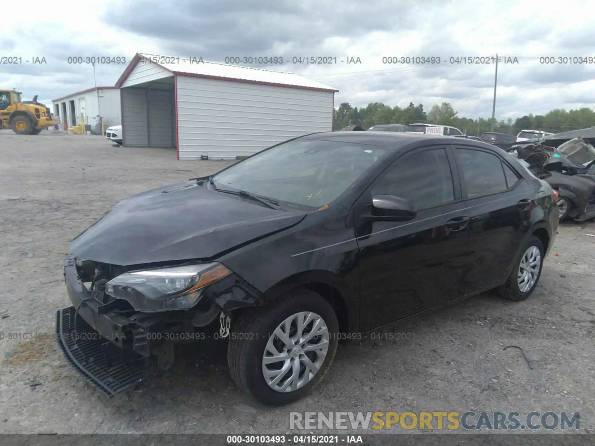 2 Photograph of a damaged car 5YFBURHEXKP903167 TOYOTA COROLLA 2019