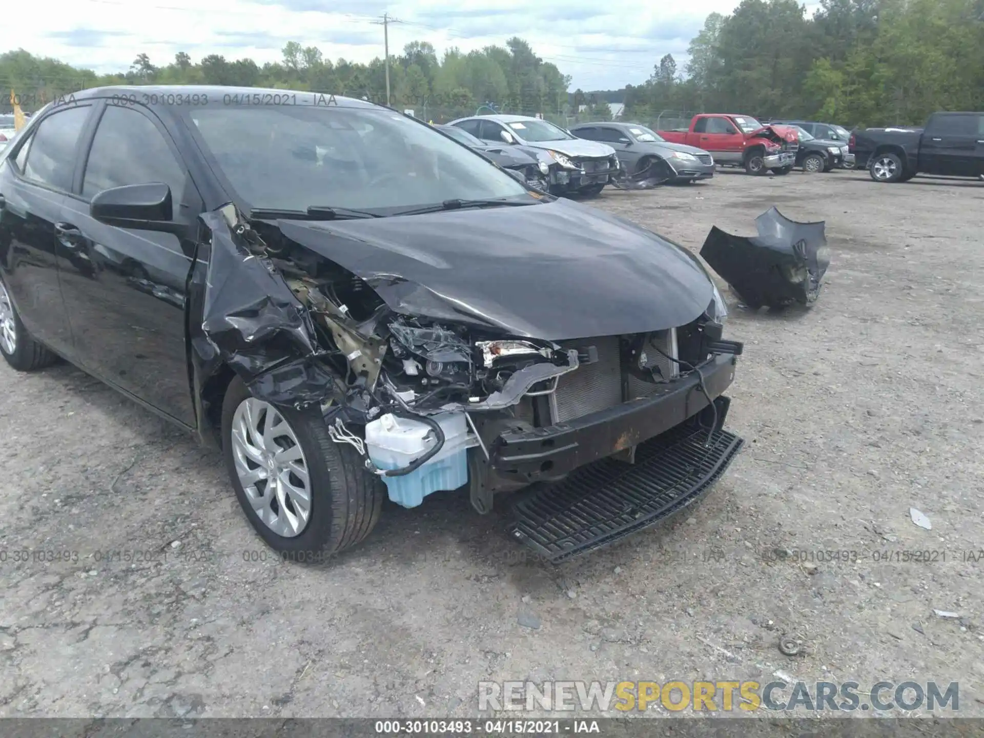 6 Photograph of a damaged car 5YFBURHEXKP903167 TOYOTA COROLLA 2019