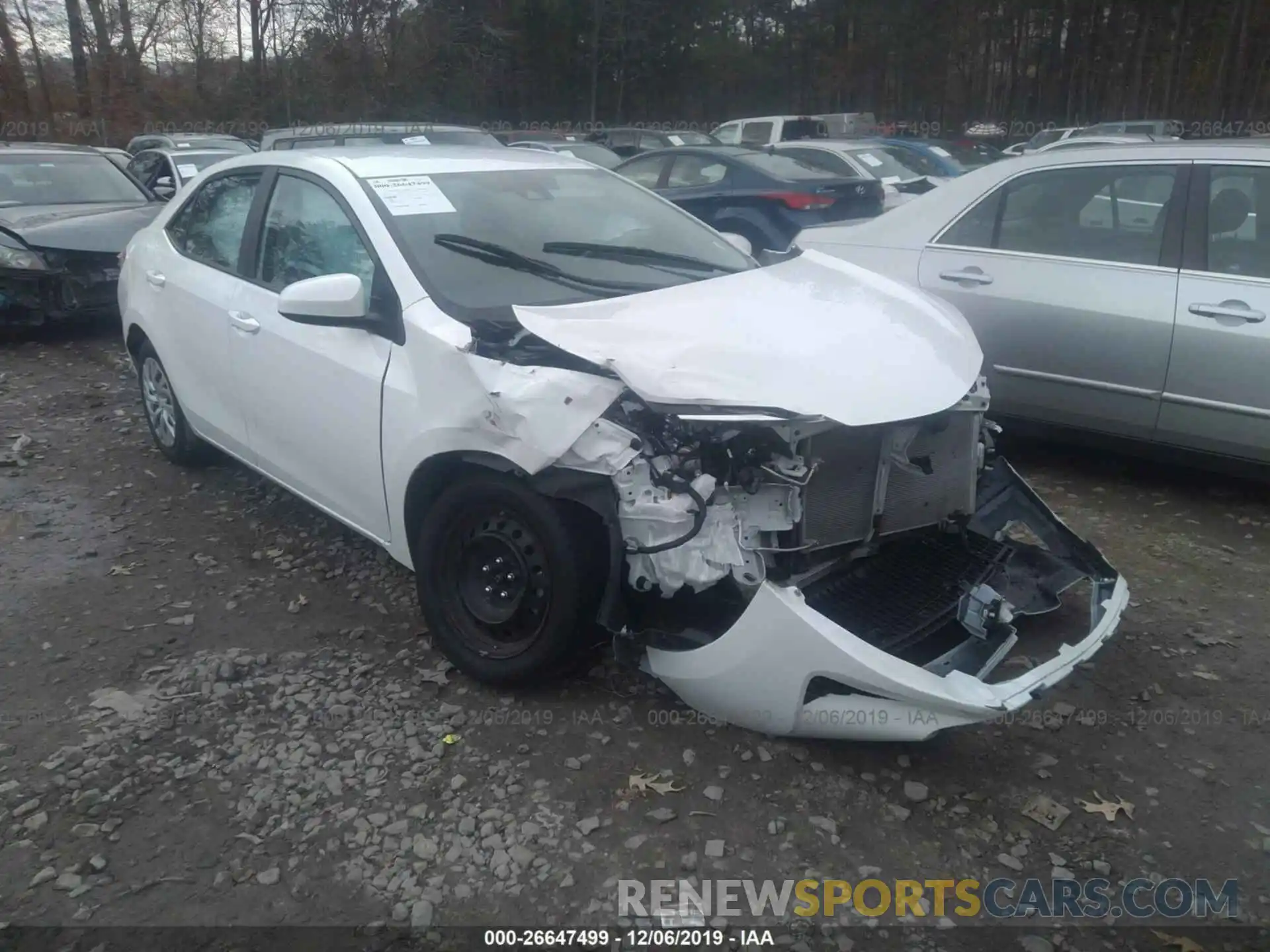 1 Photograph of a damaged car 5YFBURHEXKP903718 TOYOTA COROLLA 2019