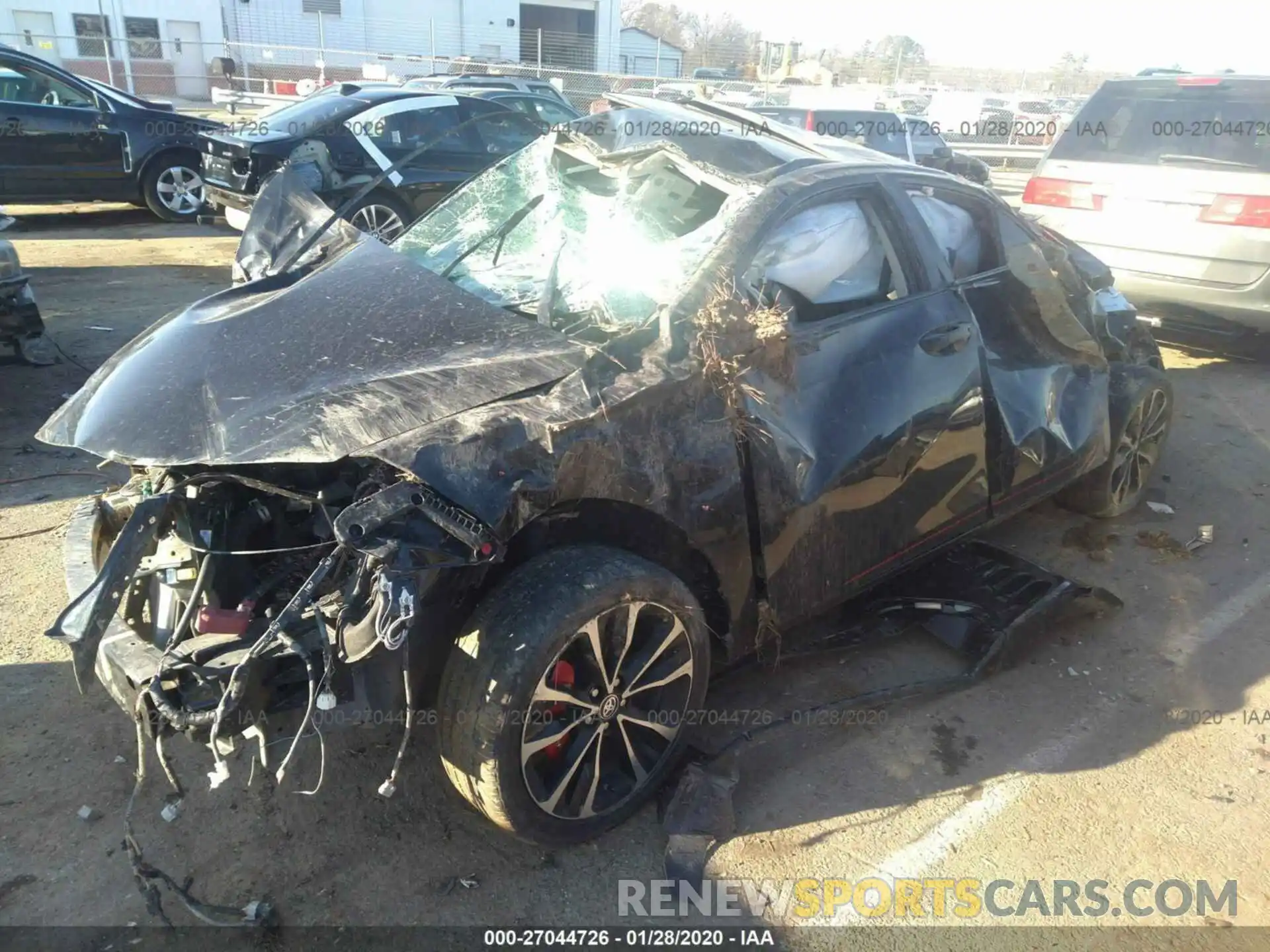 2 Photograph of a damaged car 5YFBURHEXKP903783 TOYOTA COROLLA 2019