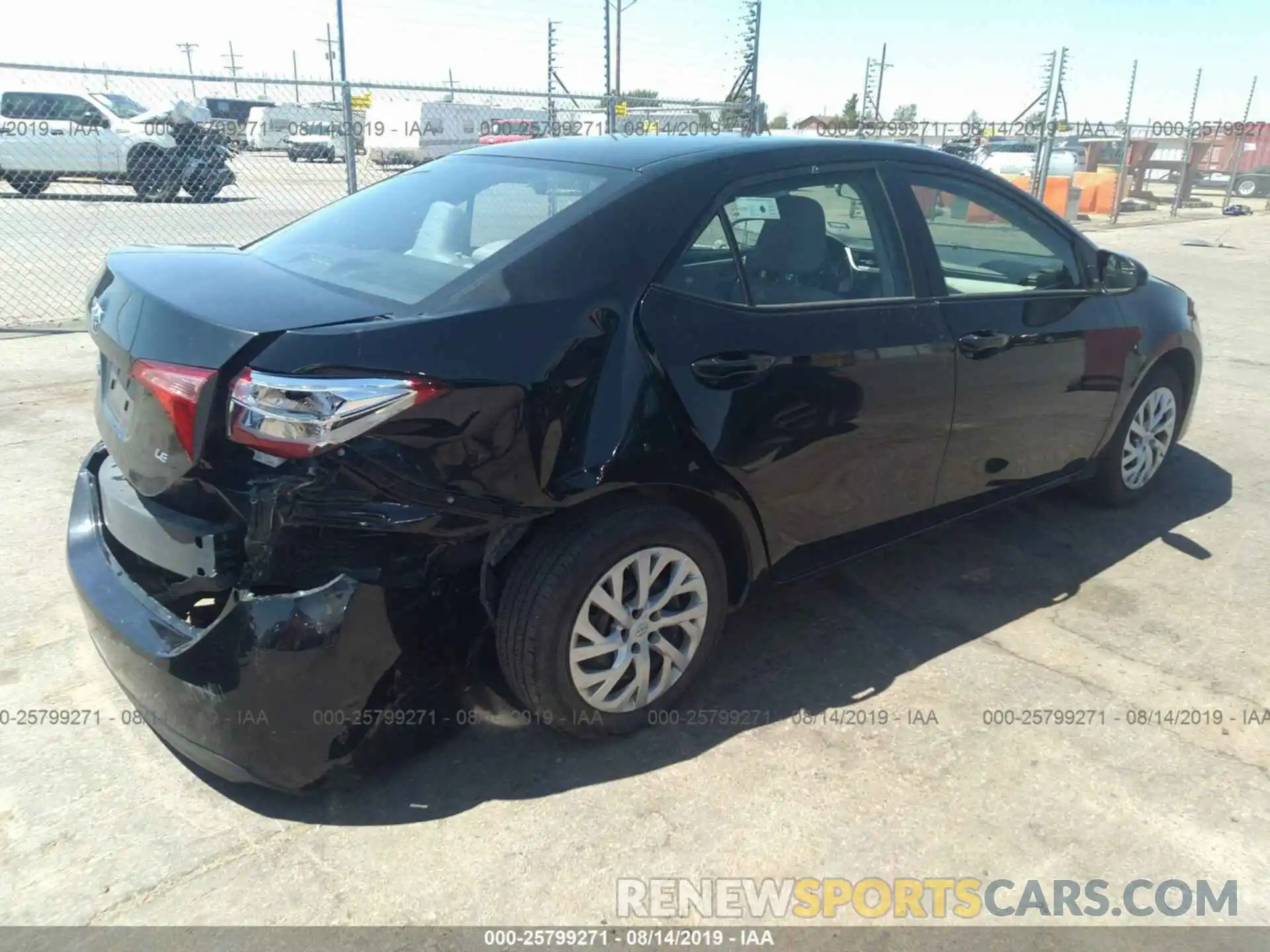 4 Photograph of a damaged car 5YFBURHEXKP904707 TOYOTA COROLLA 2019