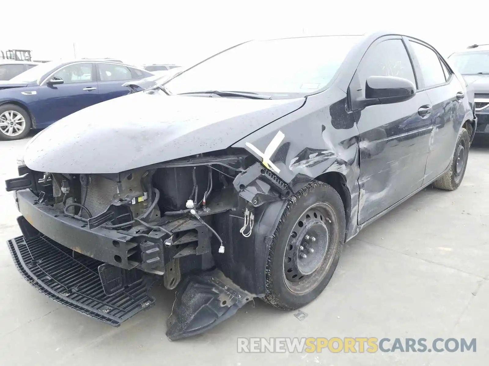 2 Photograph of a damaged car 5YFBURHEXKP904920 TOYOTA COROLLA 2019