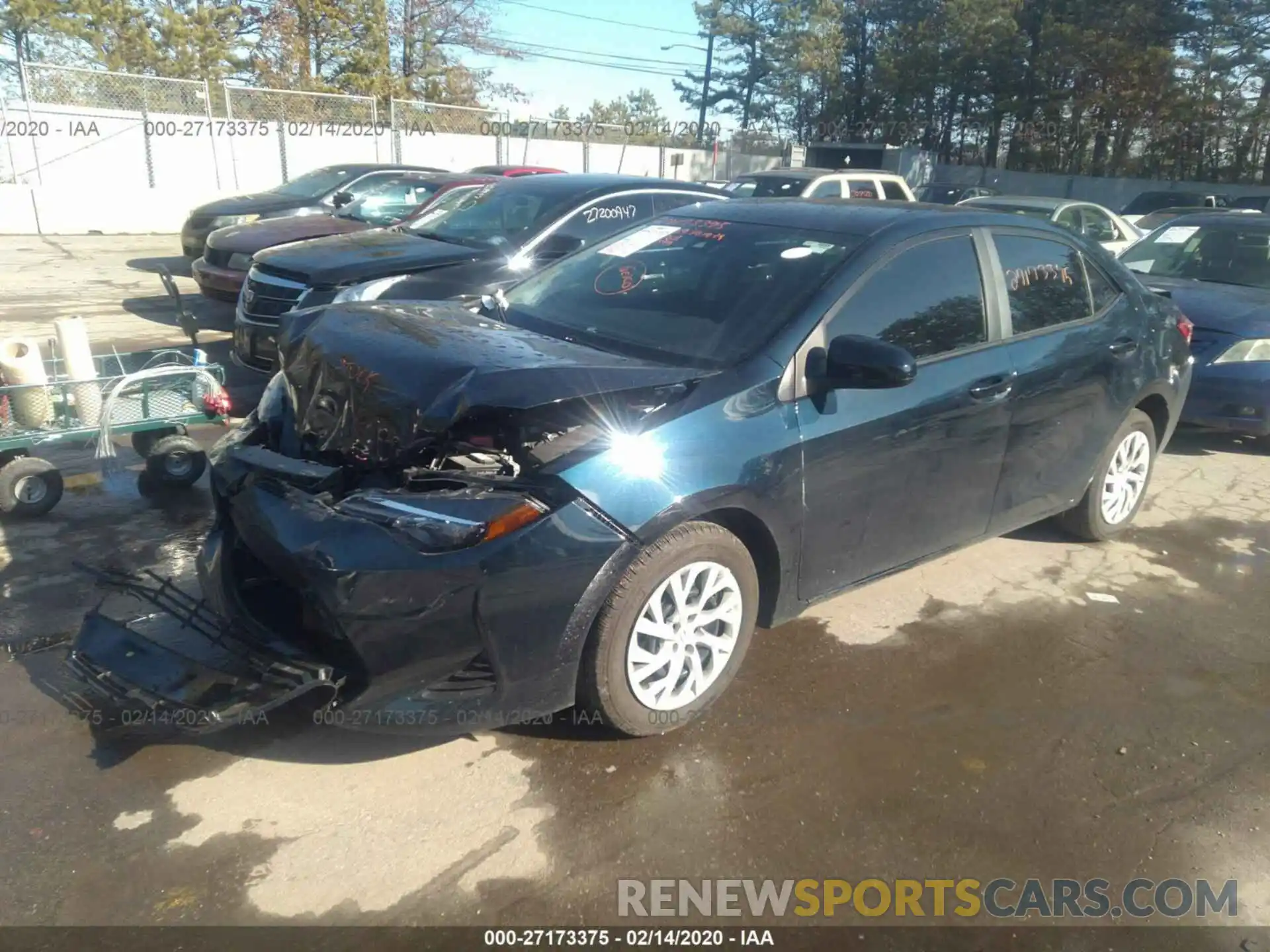 2 Photograph of a damaged car 5YFBURHEXKP905467 TOYOTA COROLLA 2019