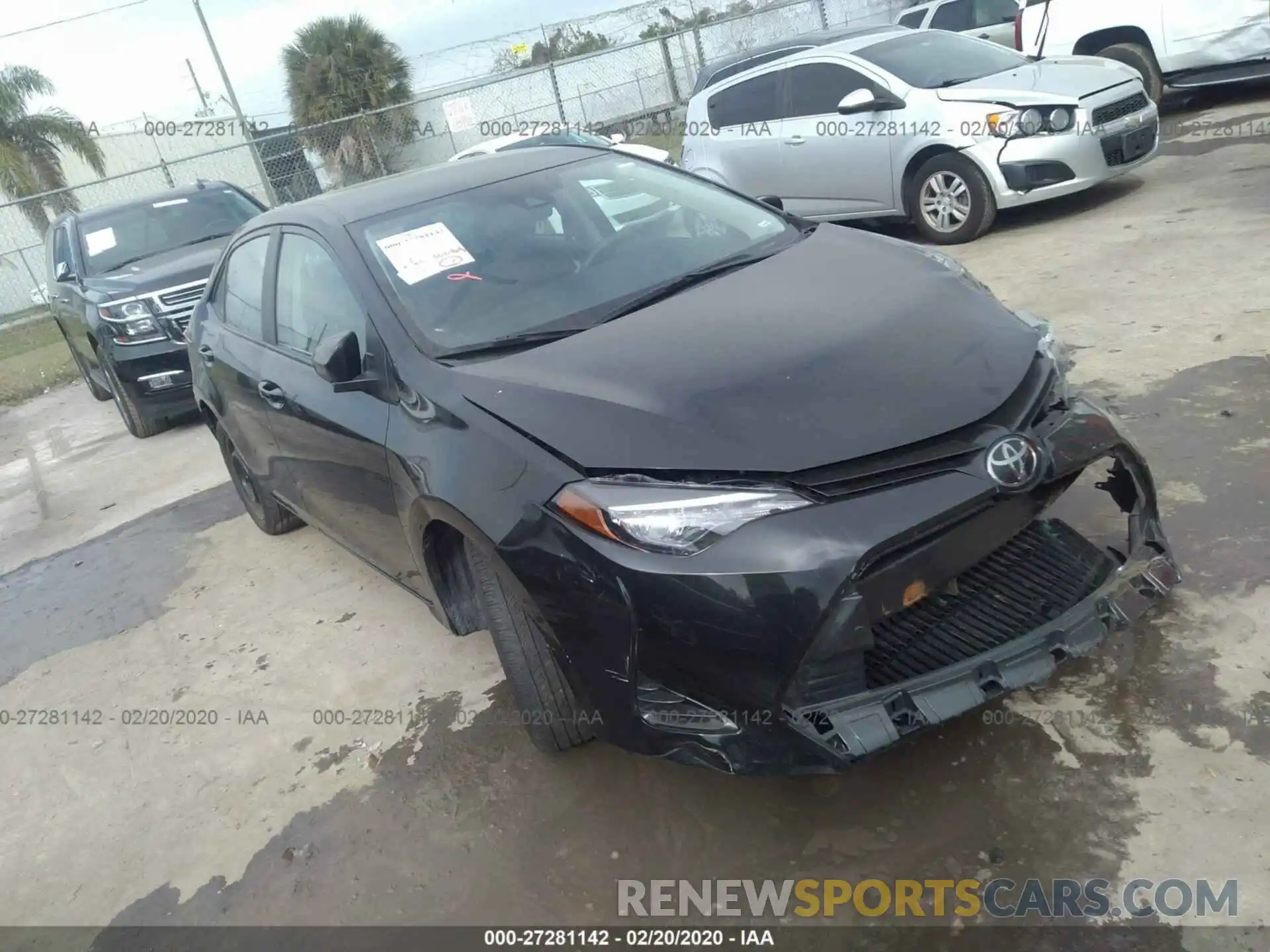 1 Photograph of a damaged car 5YFBURHEXKP905680 TOYOTA COROLLA 2019