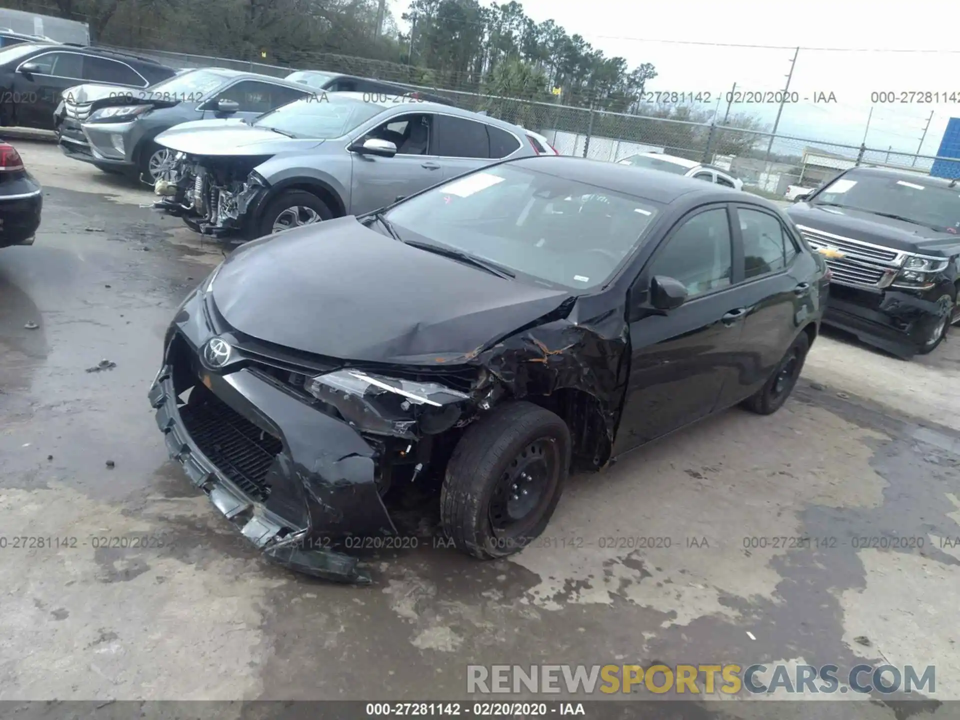 2 Photograph of a damaged car 5YFBURHEXKP905680 TOYOTA COROLLA 2019