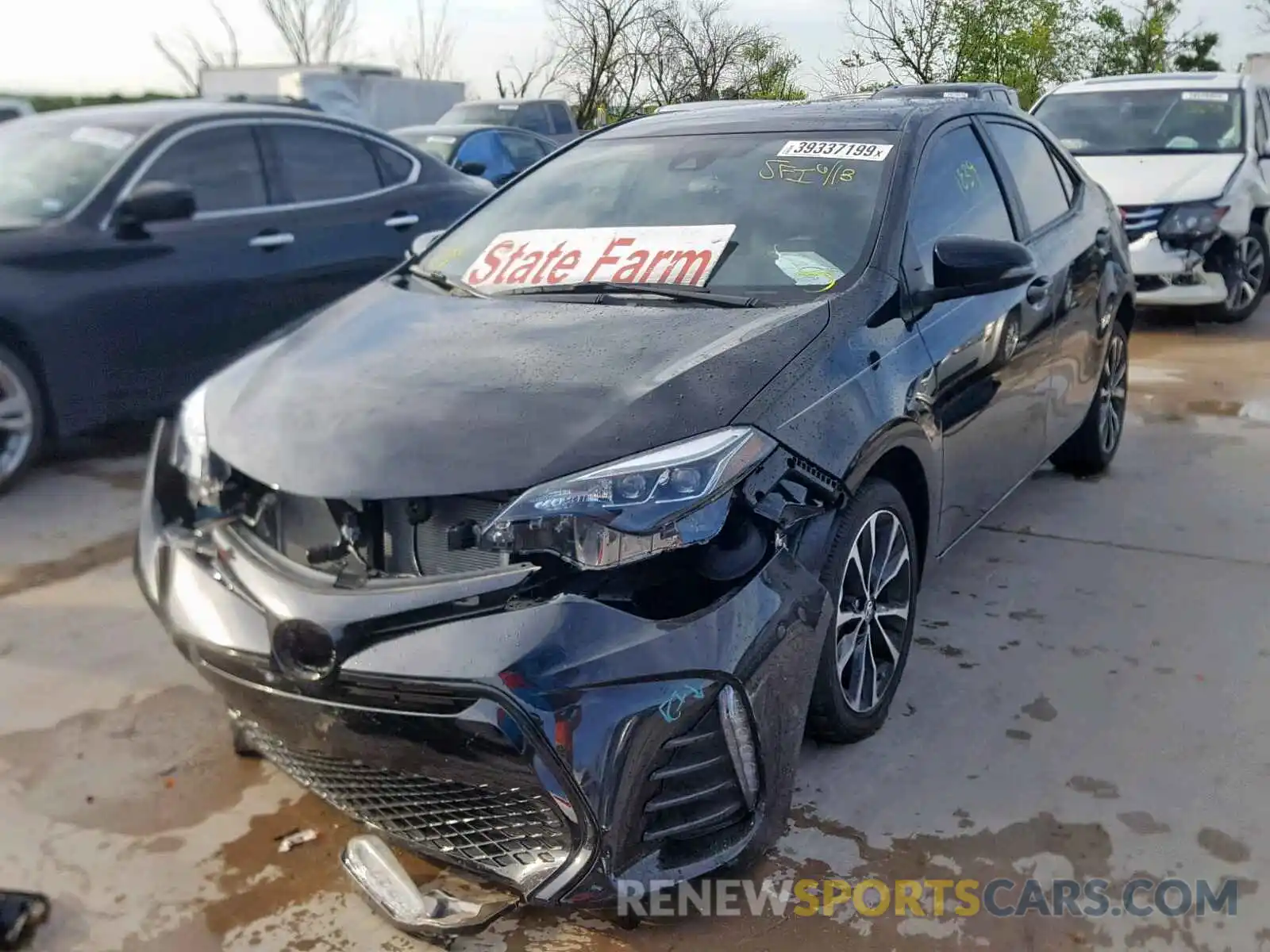 2 Photograph of a damaged car 5YFBURHEXKP905758 TOYOTA COROLLA 2019