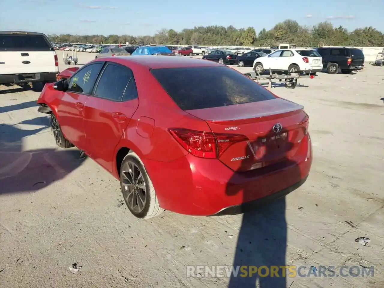 3 Photograph of a damaged car 5YFBURHEXKP906344 TOYOTA COROLLA 2019