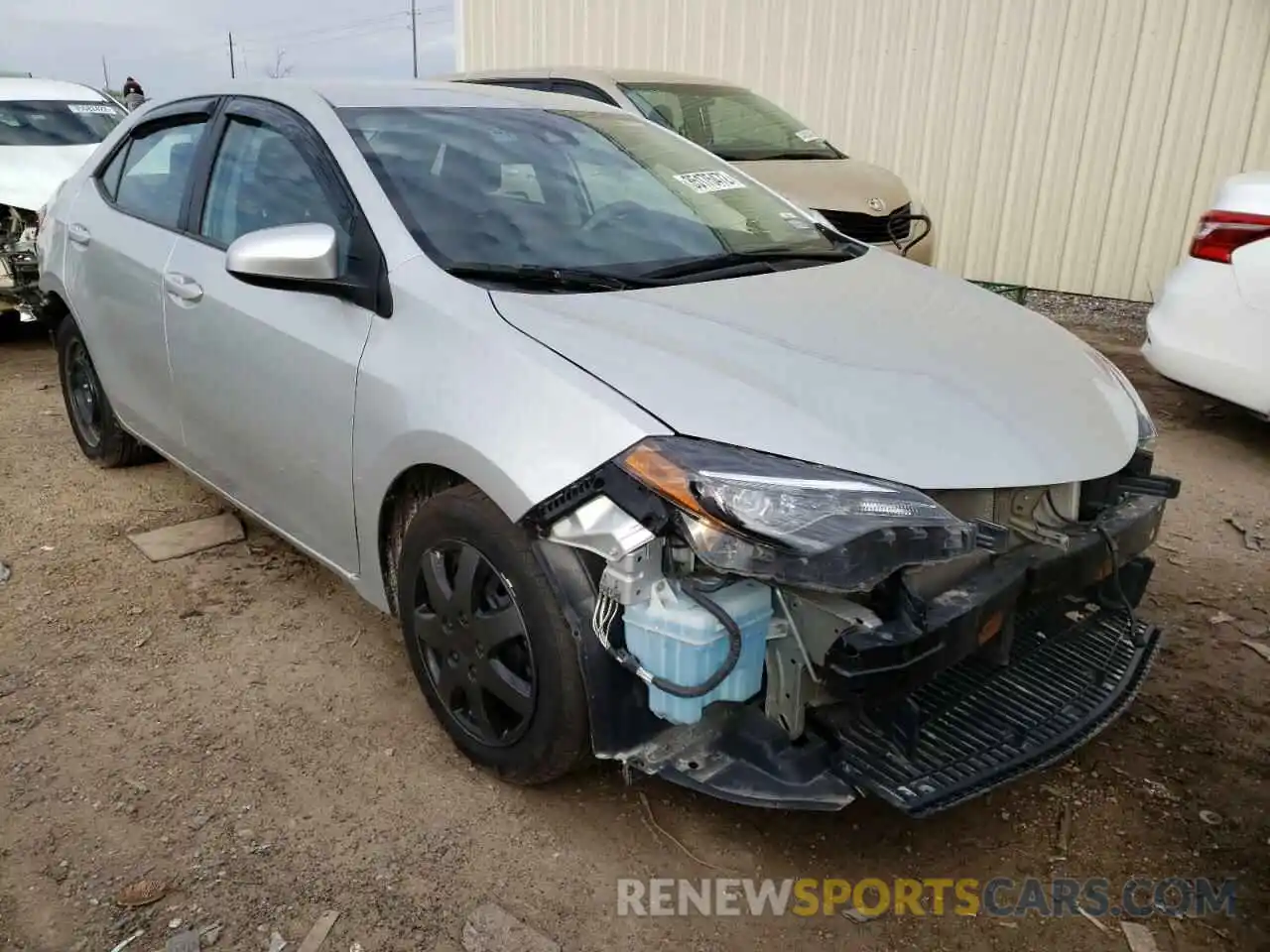 1 Photograph of a damaged car 5YFBURHEXKP906506 TOYOTA COROLLA 2019