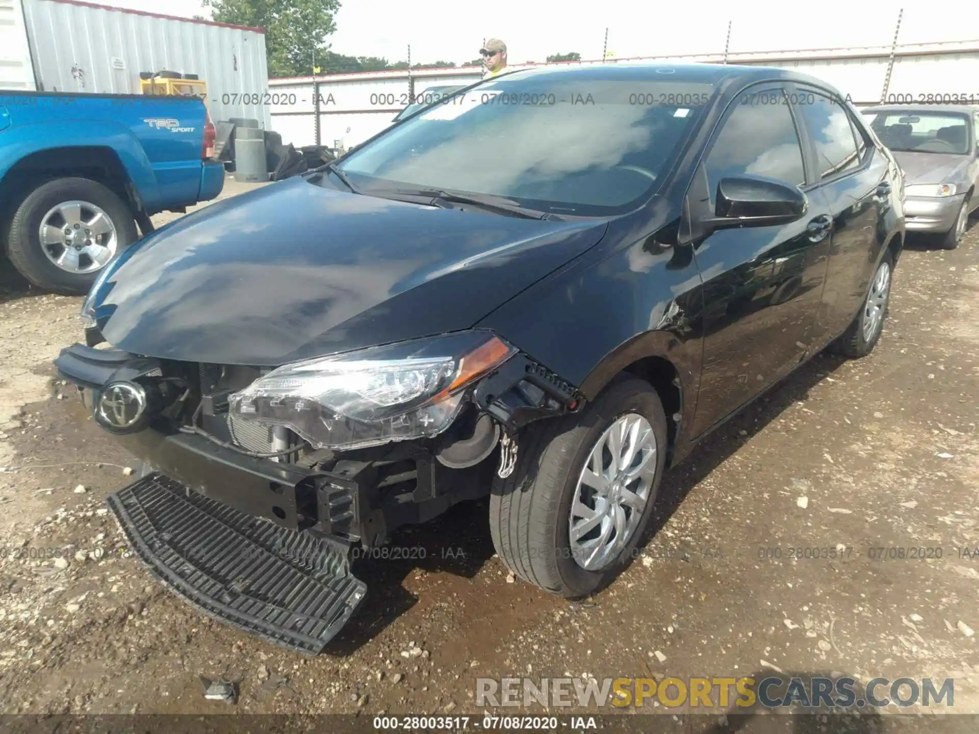 2 Photograph of a damaged car 5YFBURHEXKP907025 TOYOTA COROLLA 2019