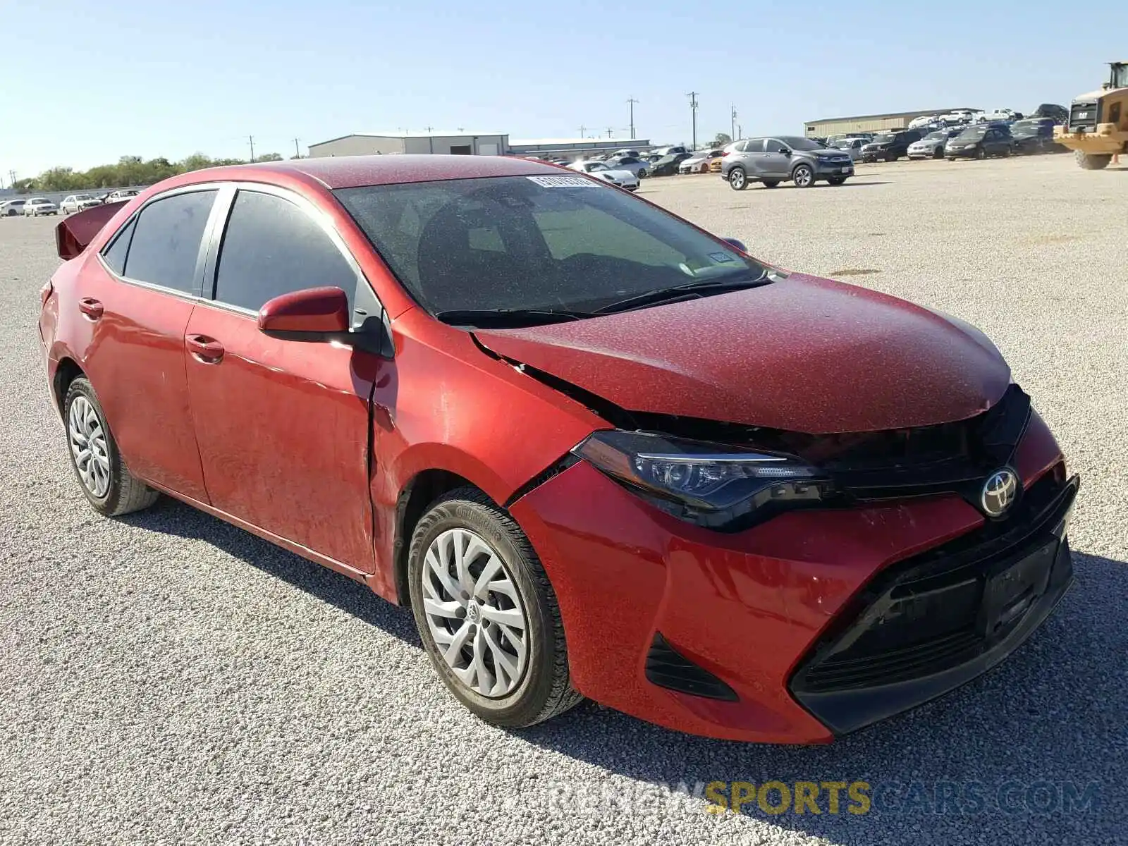 1 Photograph of a damaged car 5YFBURHEXKP907705 TOYOTA COROLLA 2019