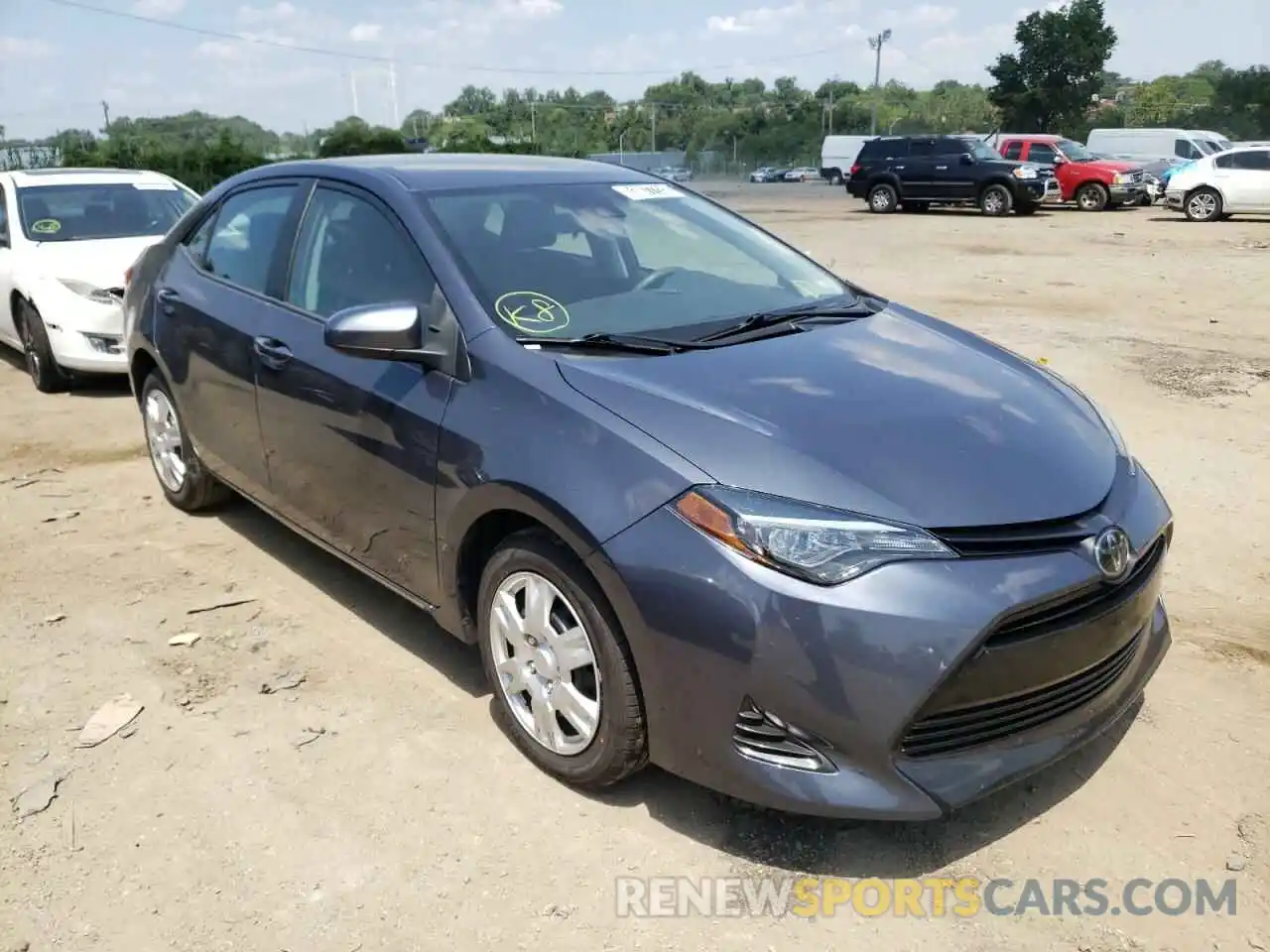 1 Photograph of a damaged car 5YFBURHEXKP907770 TOYOTA COROLLA 2019