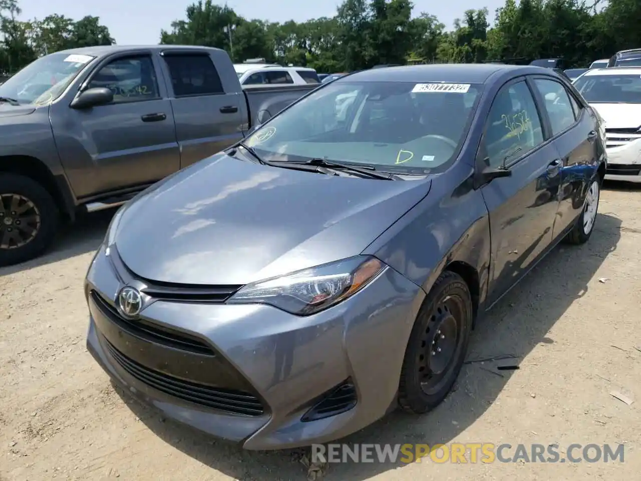 2 Photograph of a damaged car 5YFBURHEXKP907770 TOYOTA COROLLA 2019