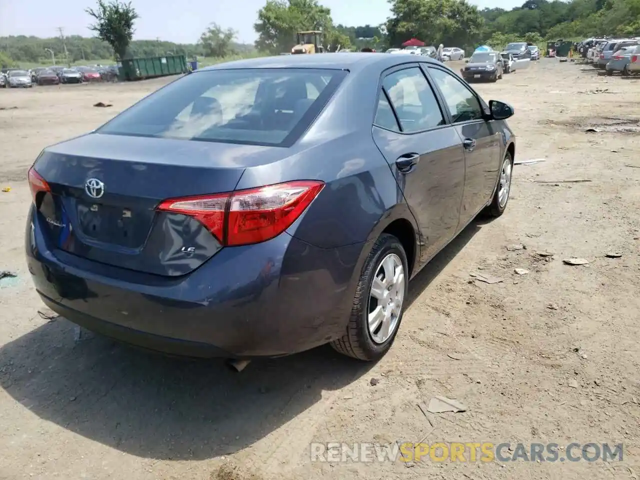 4 Photograph of a damaged car 5YFBURHEXKP907770 TOYOTA COROLLA 2019