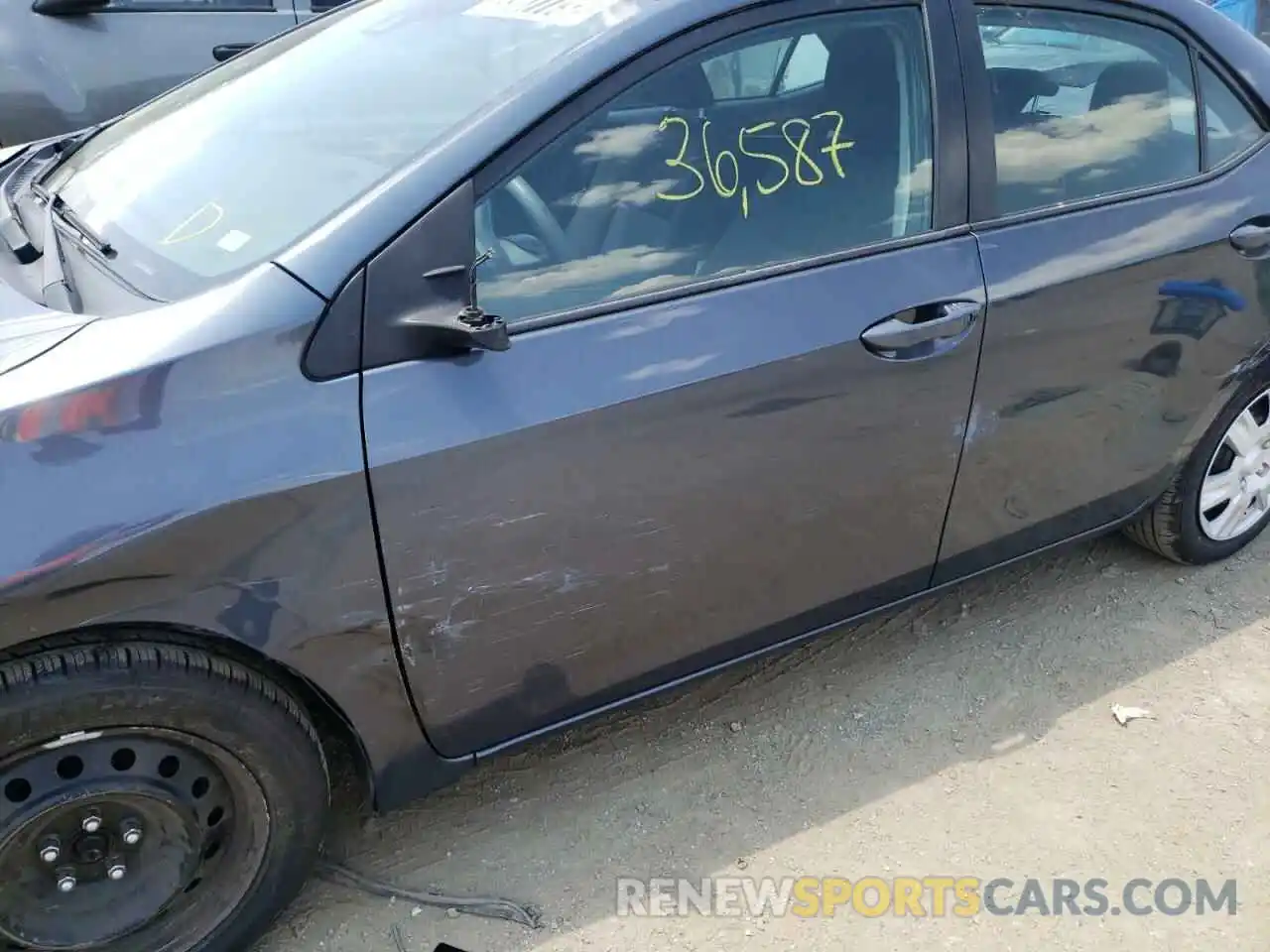 9 Photograph of a damaged car 5YFBURHEXKP907770 TOYOTA COROLLA 2019