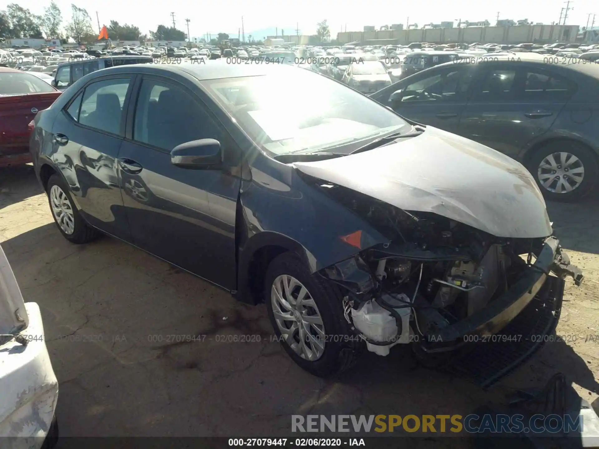 1 Photograph of a damaged car 5YFBURHEXKP907932 TOYOTA COROLLA 2019