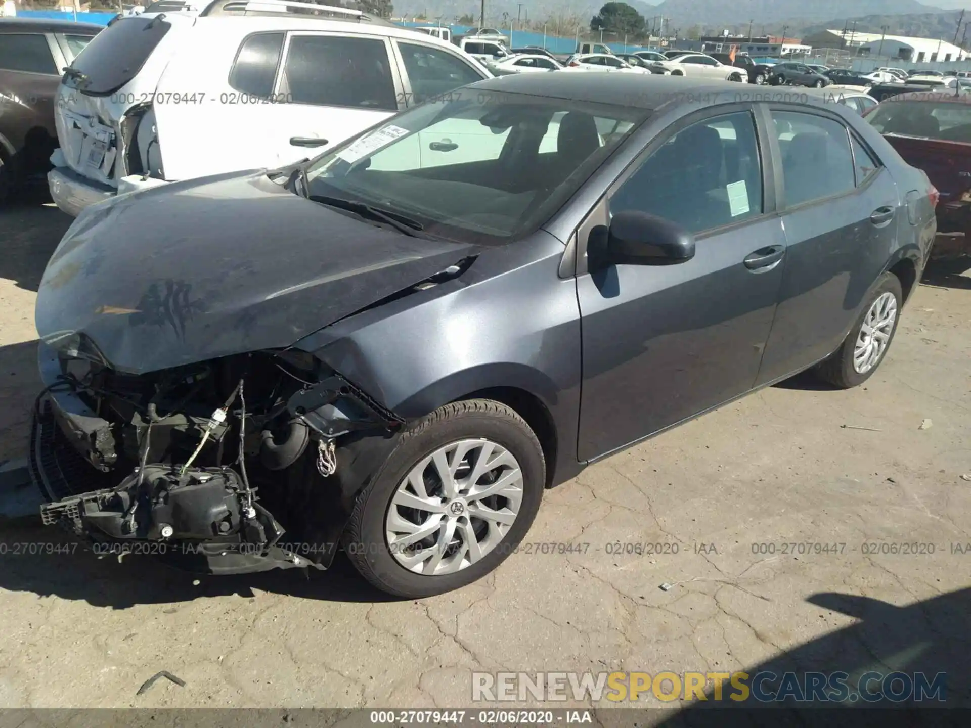 2 Photograph of a damaged car 5YFBURHEXKP907932 TOYOTA COROLLA 2019