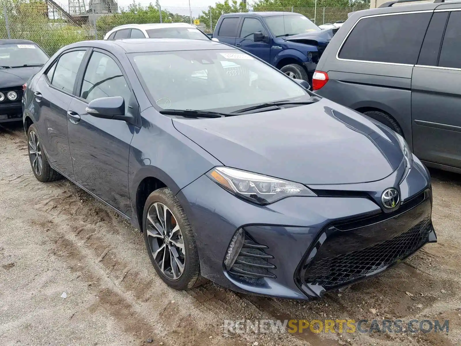 1 Photograph of a damaged car 5YFBURHEXKP908885 TOYOTA COROLLA 2019