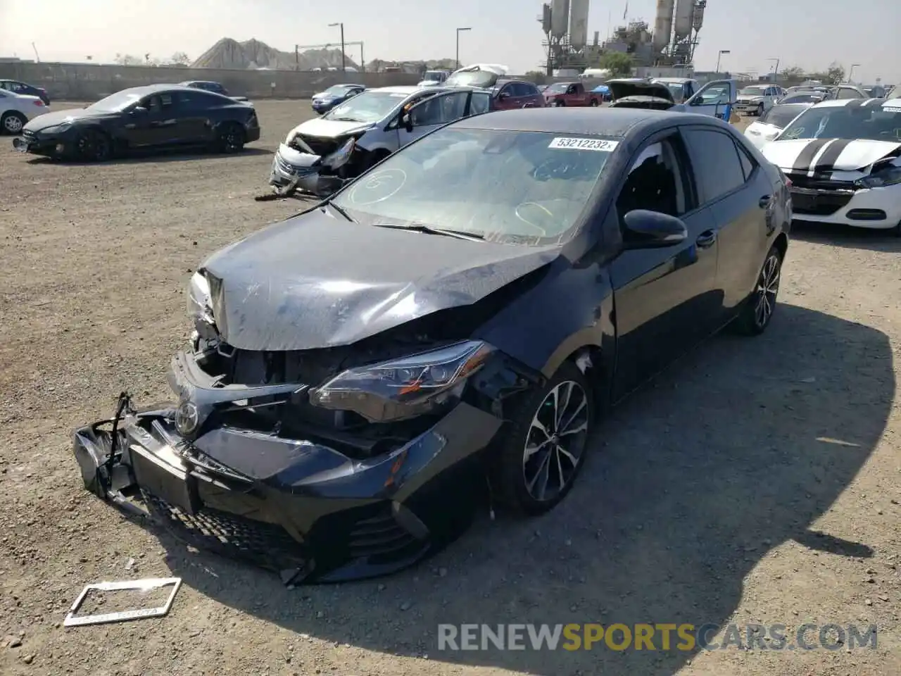 2 Photograph of a damaged car 5YFBURHEXKP909132 TOYOTA COROLLA 2019