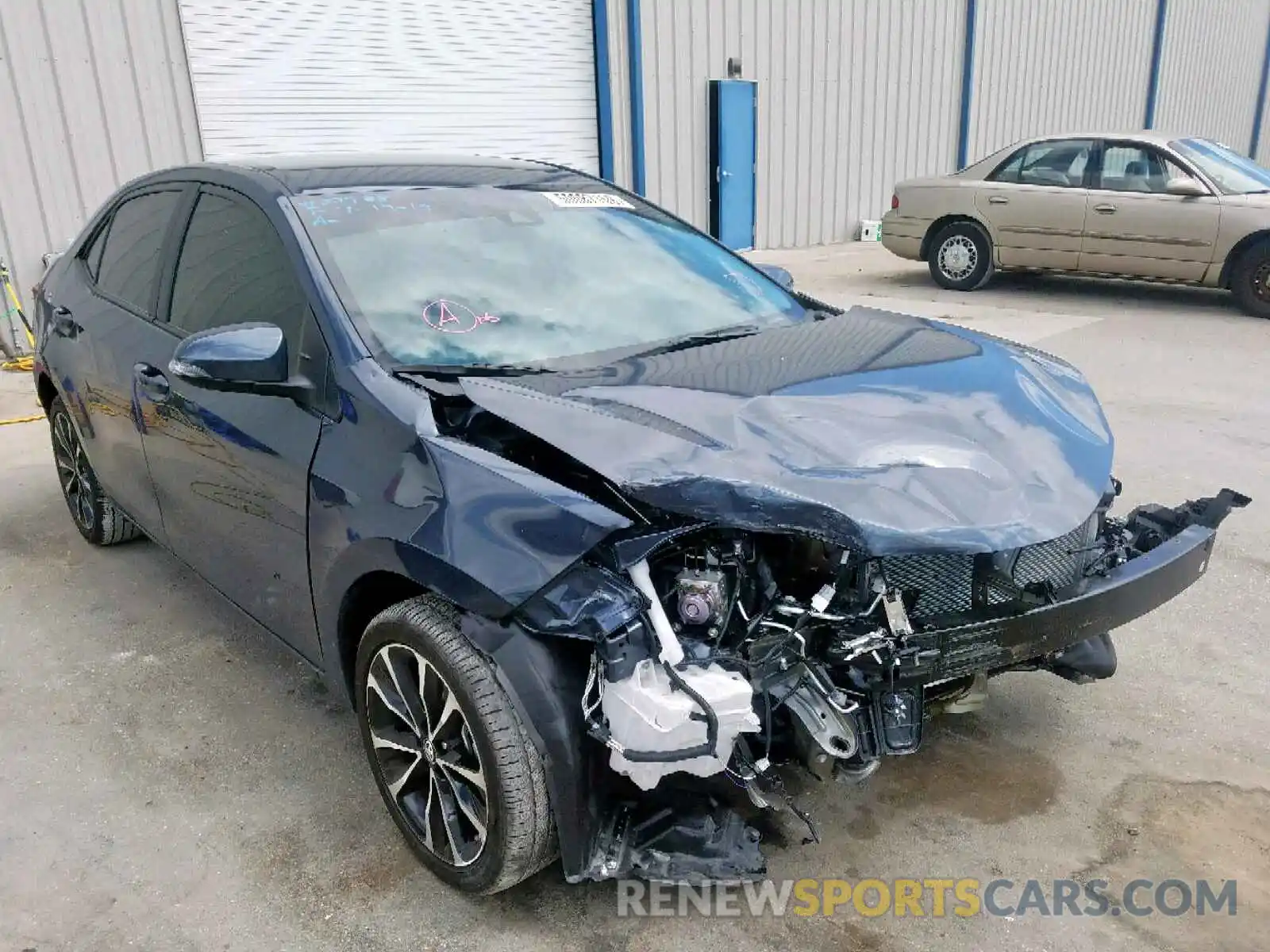 1 Photograph of a damaged car 5YFBURHEXKP909180 TOYOTA COROLLA 2019