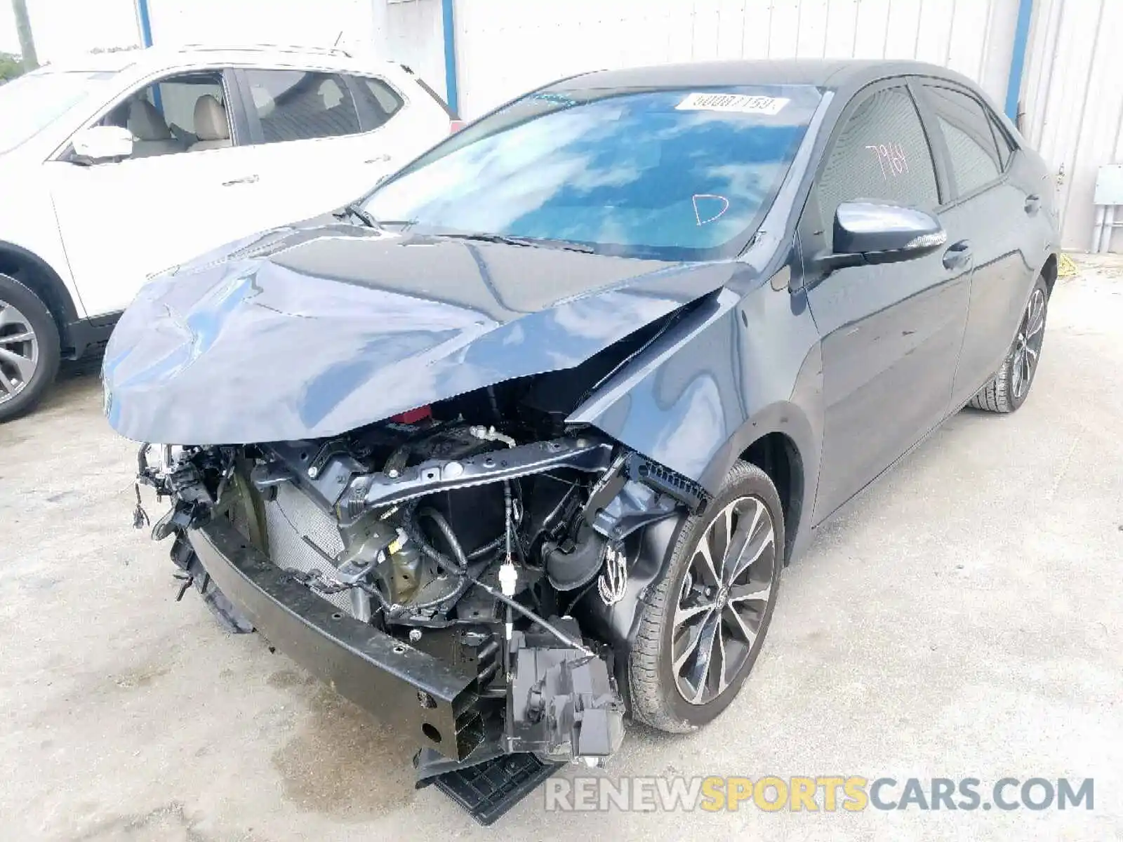 2 Photograph of a damaged car 5YFBURHEXKP909180 TOYOTA COROLLA 2019