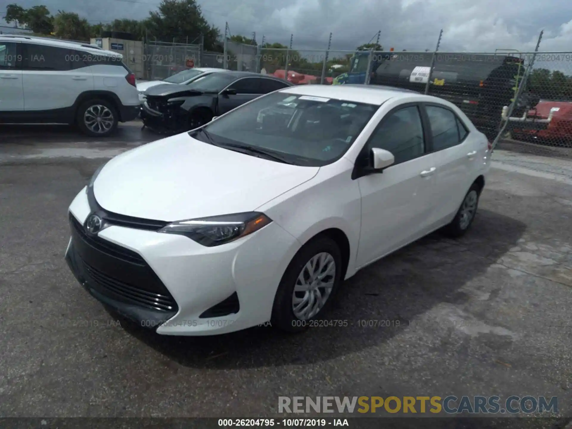 2 Photograph of a damaged car 5YFBURHEXKP909440 TOYOTA COROLLA 2019