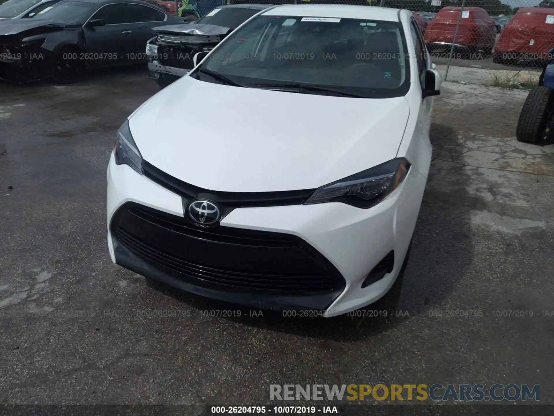 6 Photograph of a damaged car 5YFBURHEXKP909440 TOYOTA COROLLA 2019