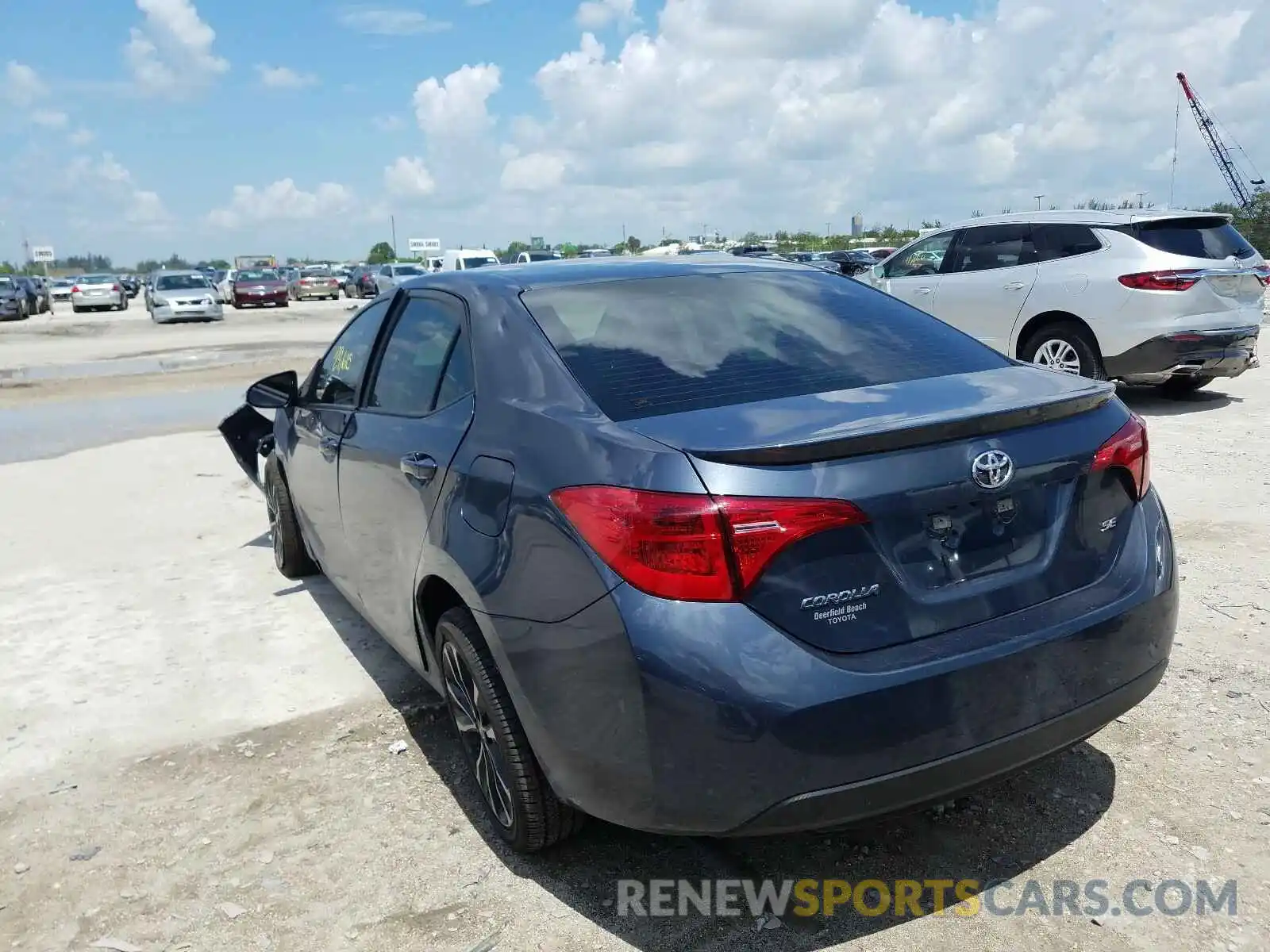 3 Photograph of a damaged car 5YFBURHEXKP909745 TOYOTA COROLLA 2019