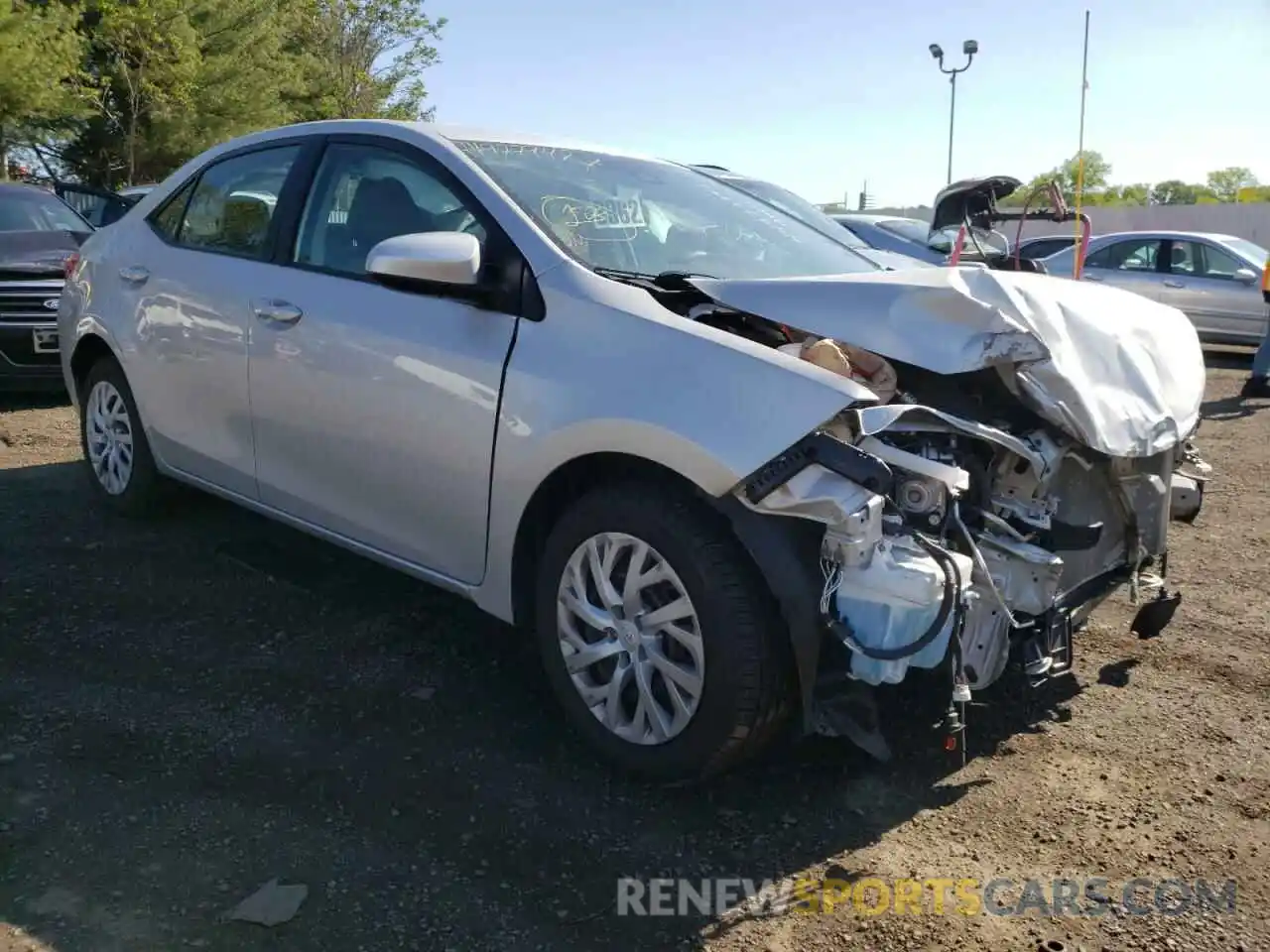 1 Photograph of a damaged car 5YFBURHEXKP910040 TOYOTA COROLLA 2019