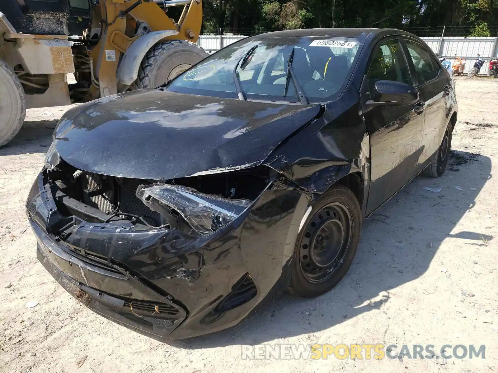 2 Photograph of a damaged car 5YFBURHEXKP910152 TOYOTA COROLLA 2019