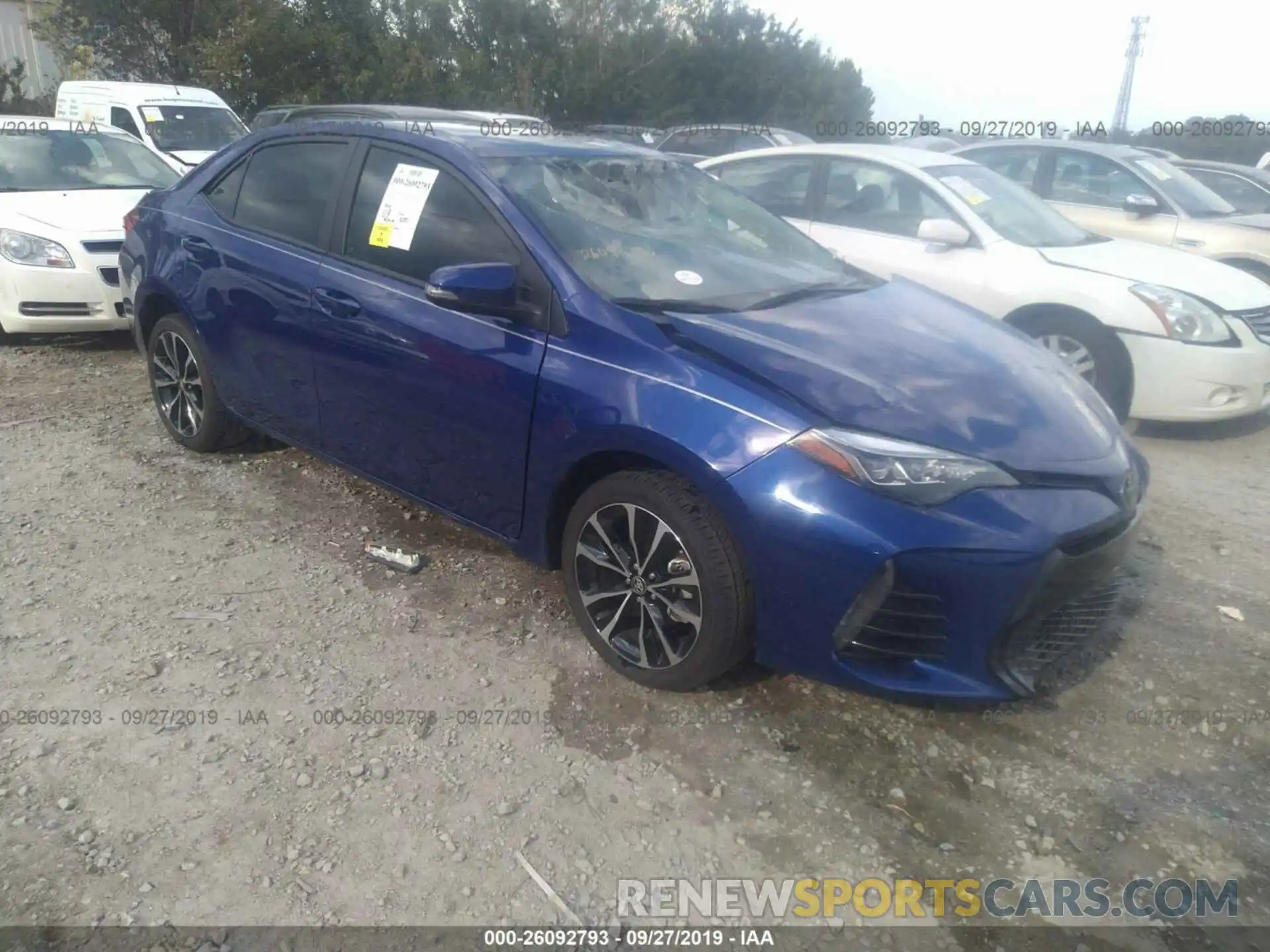 1 Photograph of a damaged car 5YFBURHEXKP910183 TOYOTA COROLLA 2019