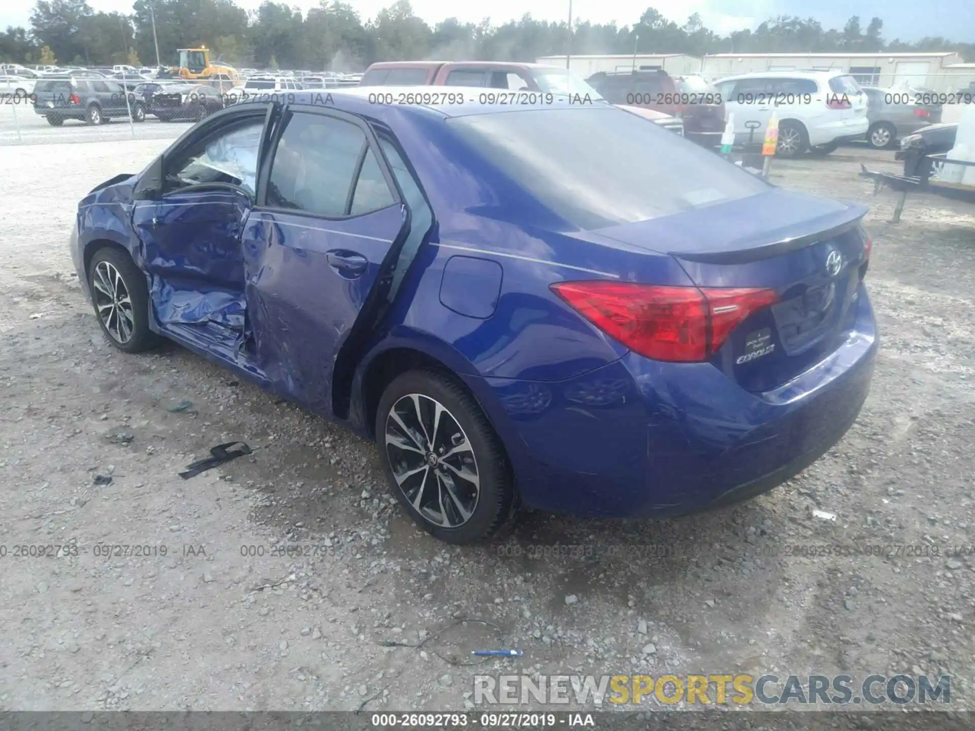 3 Photograph of a damaged car 5YFBURHEXKP910183 TOYOTA COROLLA 2019