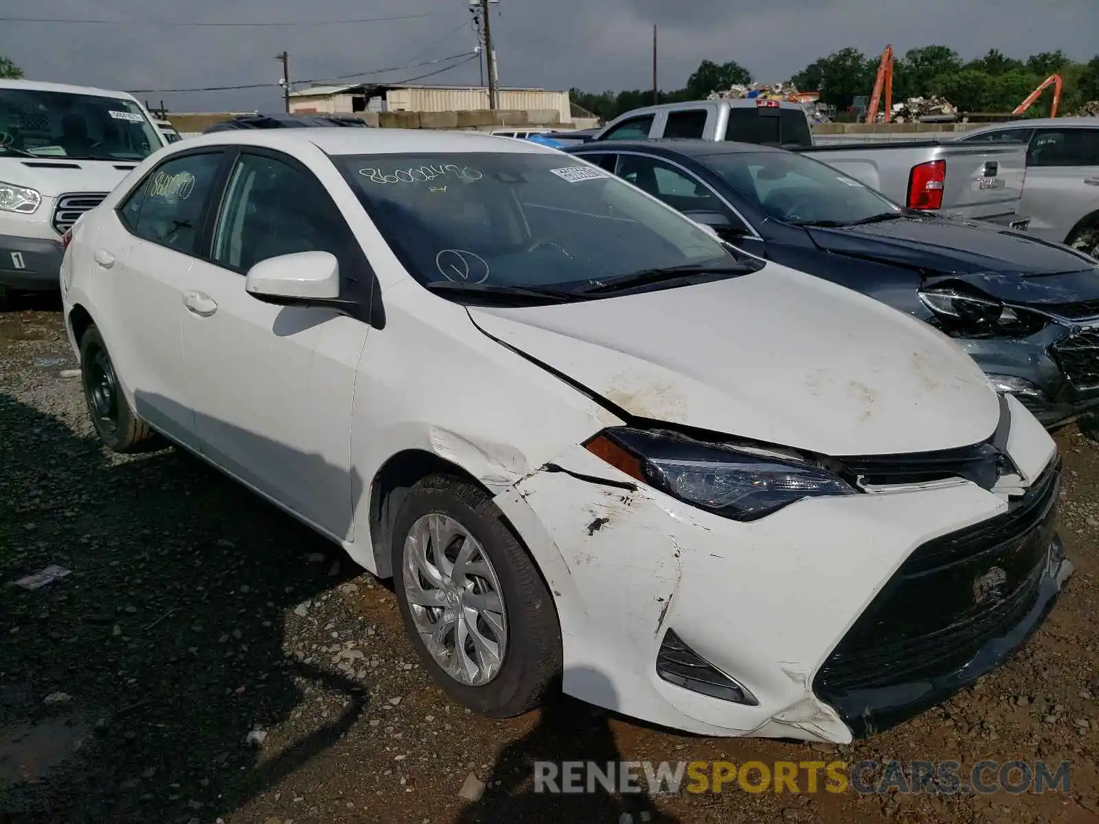 1 Photograph of a damaged car 5YFBURHEXKP910510 TOYOTA COROLLA 2019